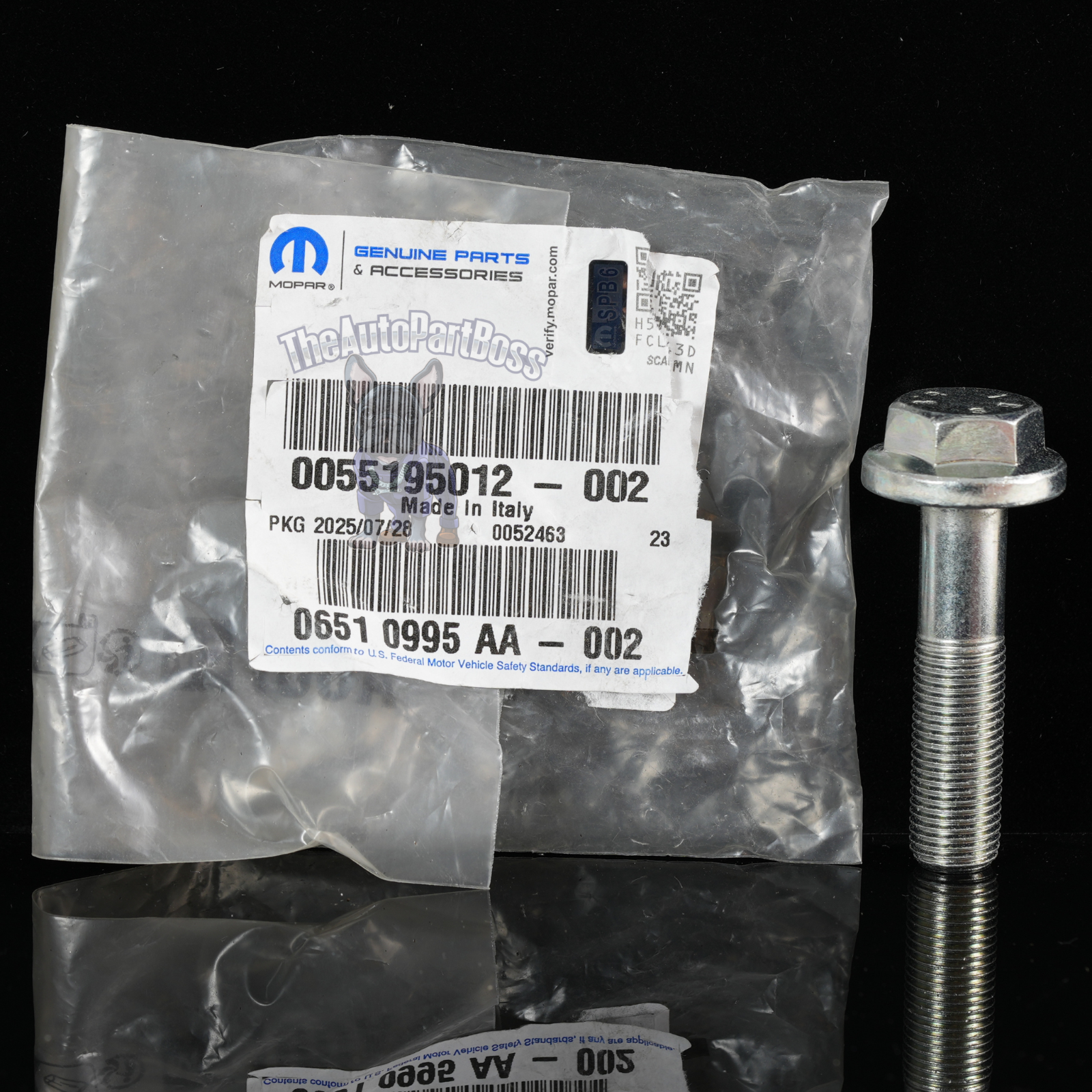 Mopar Hex Flange Head Bolt Genuine Mopar 06510995AA 06510995AA