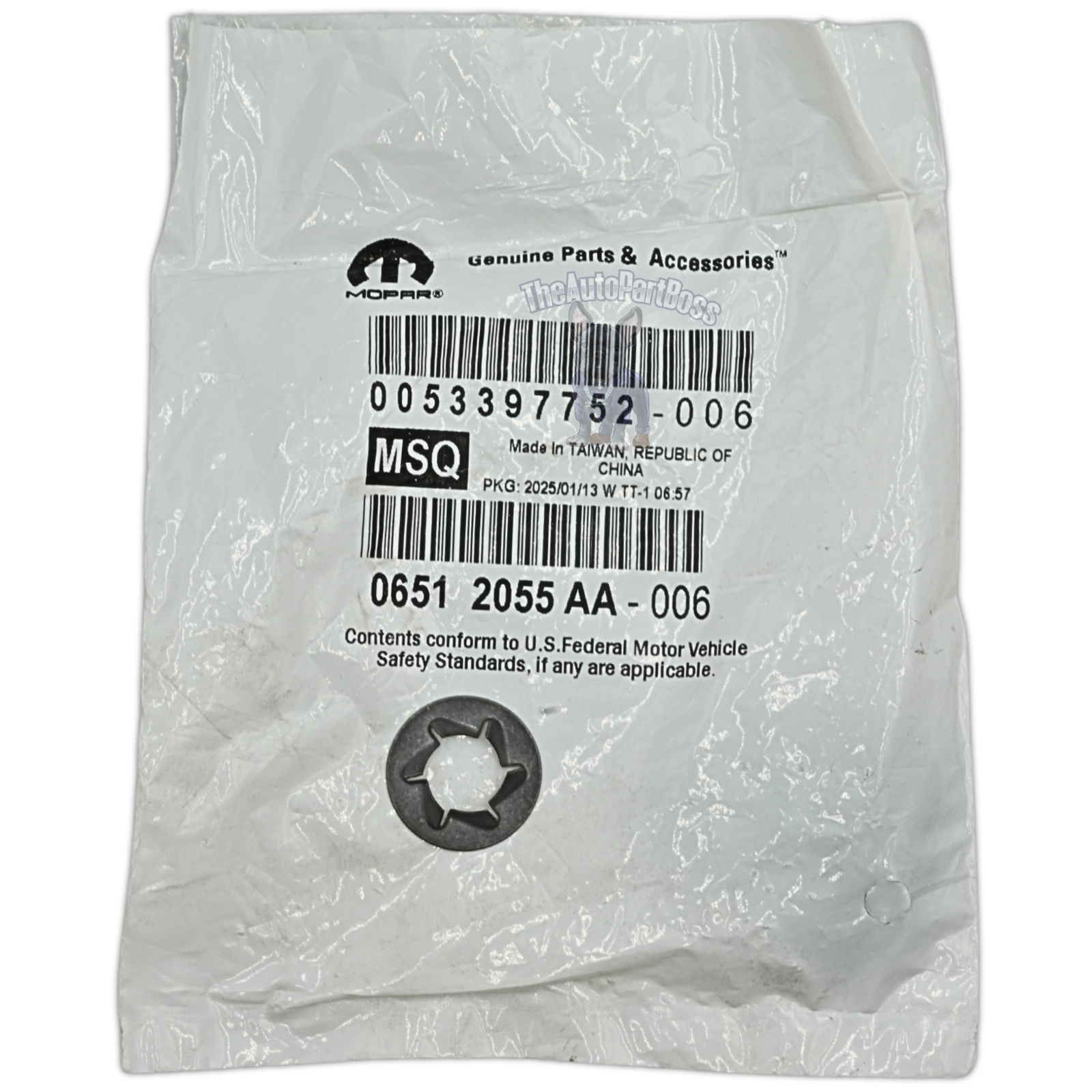 Mopar Push Nut Genuine Mopar 06512055AA 06512055AA