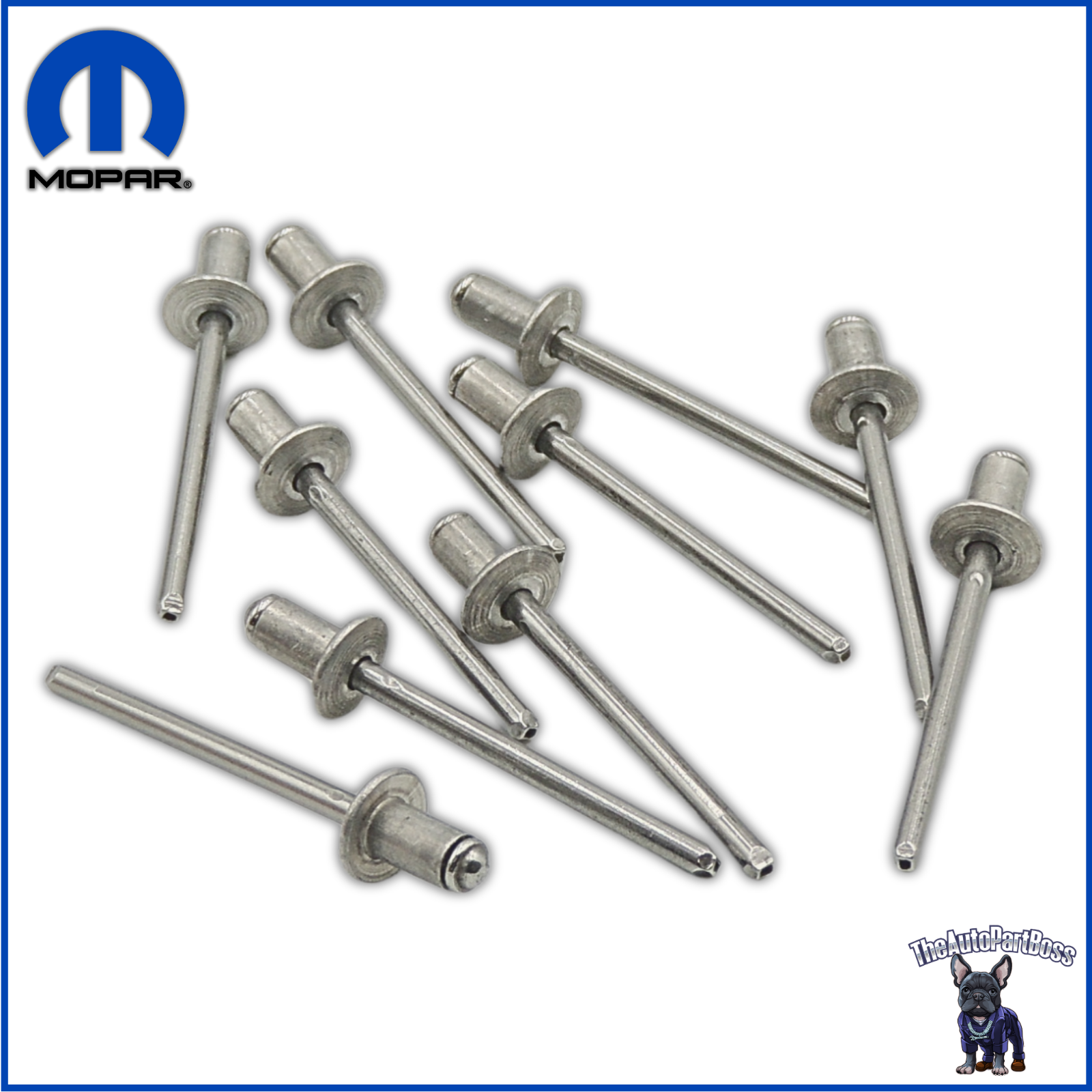 Mopar 10X Rivet OEM Mopar 68098883AA 10x68098883AA