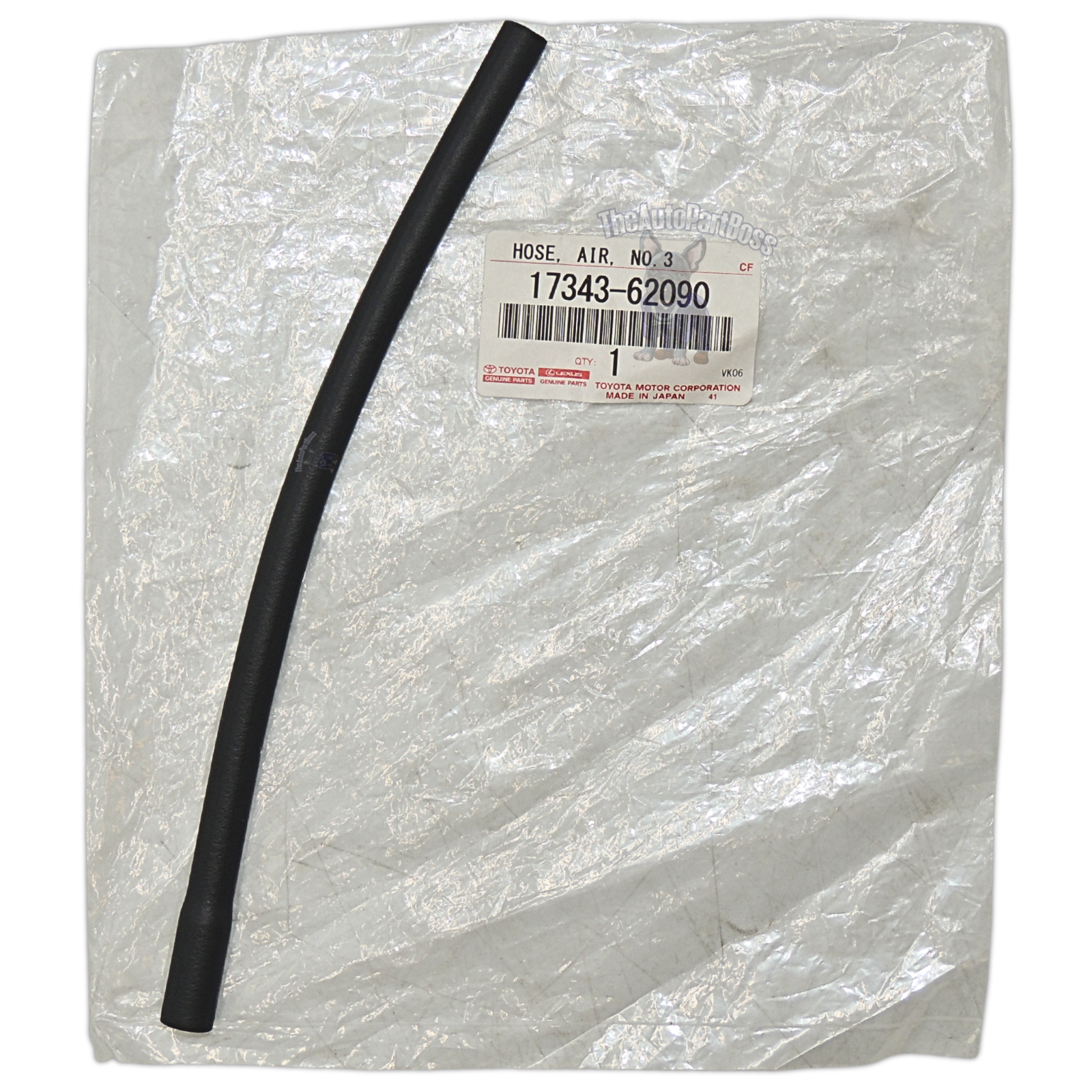 Toyota Hose Air No.3 Genuine Toyota 17343-62090 17343-62090