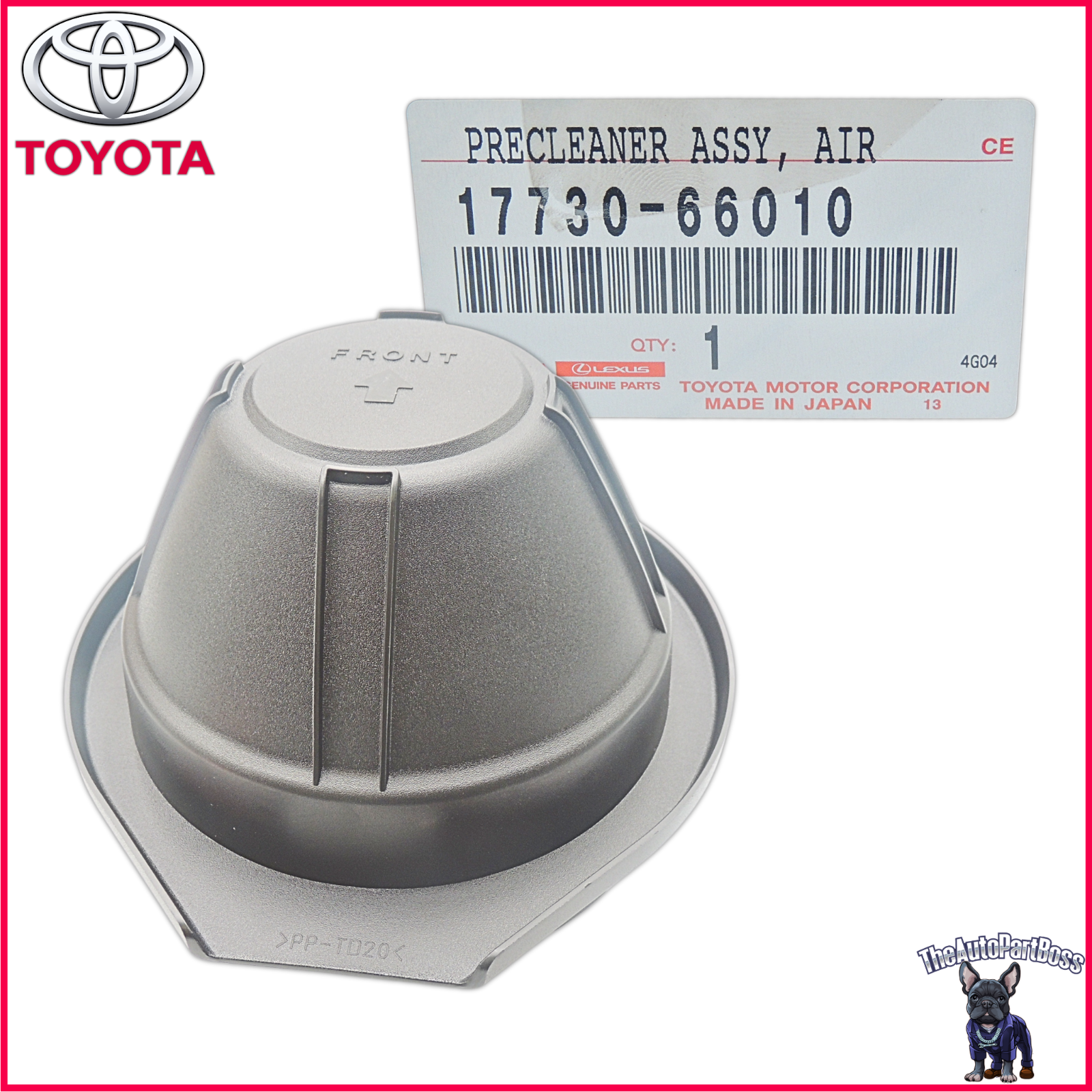 Toyota Precleaner Assembly Air OEM Toyota 17730-66010 17730-66010