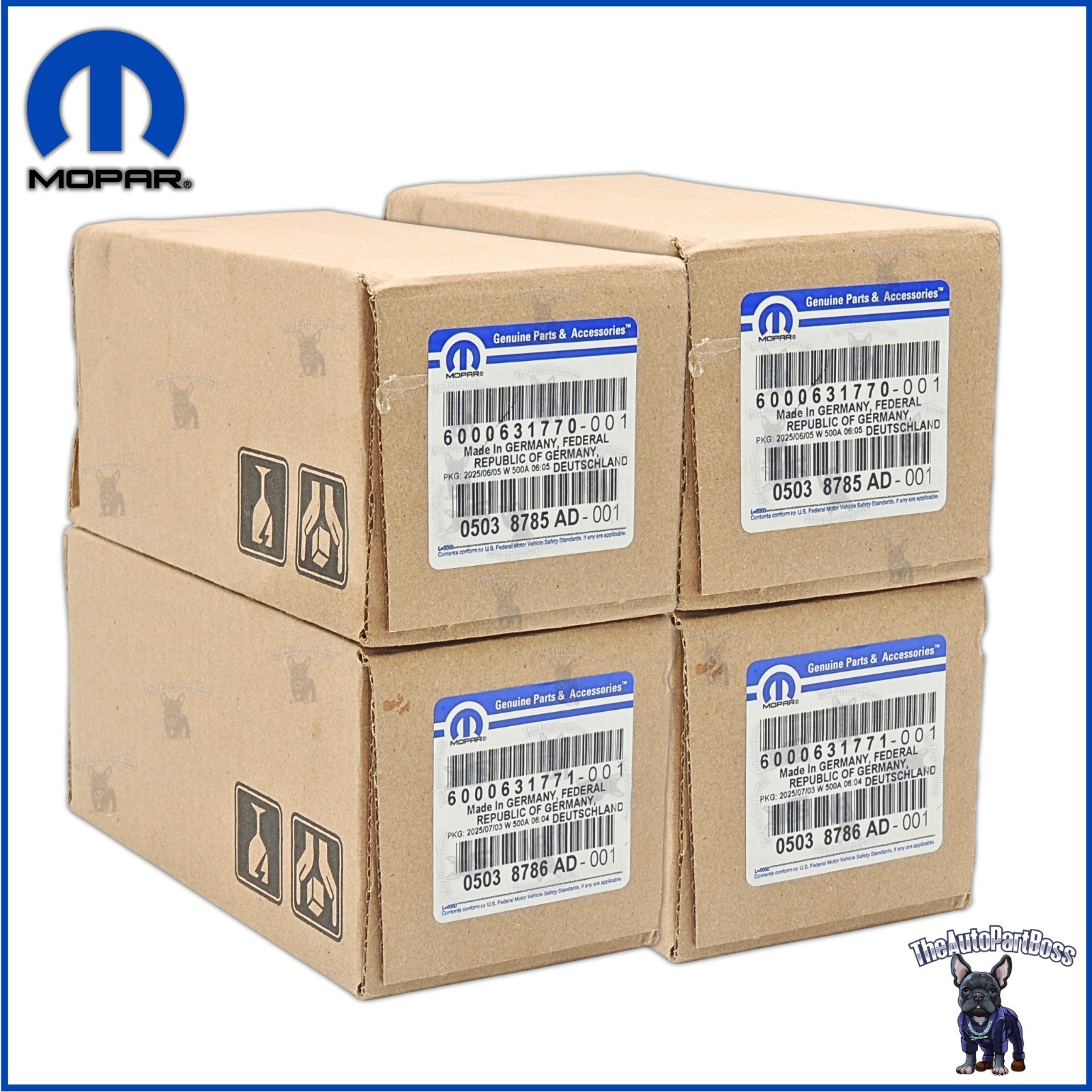 Hydraulic Lifters 2X Front & 2x Back 5038785AD 5038786AD 2X-5038785AD-2X5038786AD
