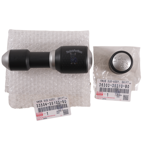 Toyota Shift Lever Knob Sub-Assembly Kit OEM Toyota 33504-35103-B0 36303-35210-B0 33504-35103-B0-36303-35210-B0