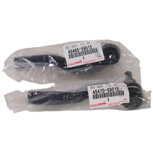 Toyota Outer Tie Rod End LEFT RIGHT Pair Toyota OEM 45460-59015 45470-59015 45460-59015-45470-59015
