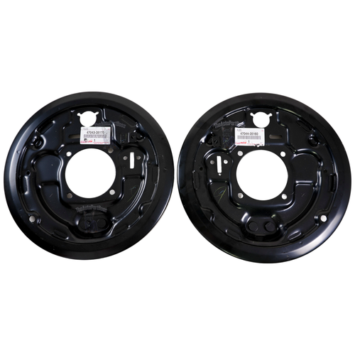 Toyota Genuine TOYOTA Brake Backing Plate Rear RH LH OEM 47043-35170 47044-35160 47043-35170-w-47044-35160