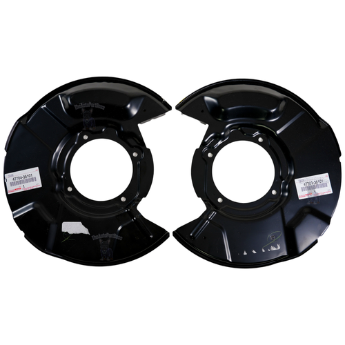 Toyota TOYOTA 4RUNNER KZN18 96-02 Genuine Front Brake Dust Shield RH LH Set OEM 47704-35101-47703-35101