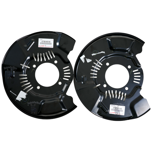 Toyota OEM GENUINE TOYOTA 2010-2024 4RUNNER GX460 RH LH FRONT BRAKE DUST COVER SET 47781-60140-47782-60140