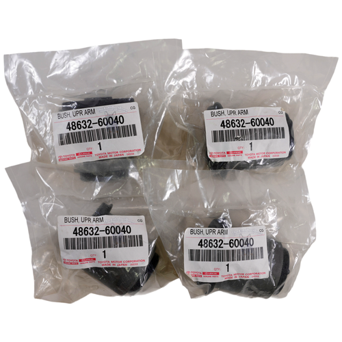 Lexus 4 PACK Upper Control Arm Bushing OEM Lexus 48632-60040 48632-60040-4x