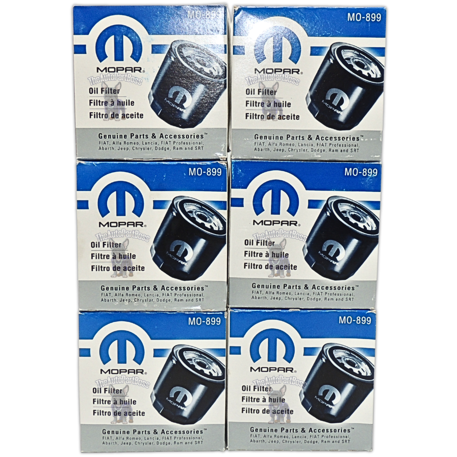 Mopar 6X Engine Oil Filter OEM Mopar 4884899AC 4884899AC-TAPB6X