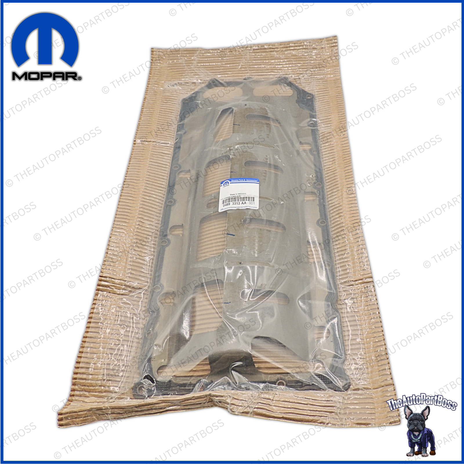 Mopar 2014-2024 RAM JEEP Engine Oil Pan Gasket Genuine Mopar 4893353AA 4893353AA
