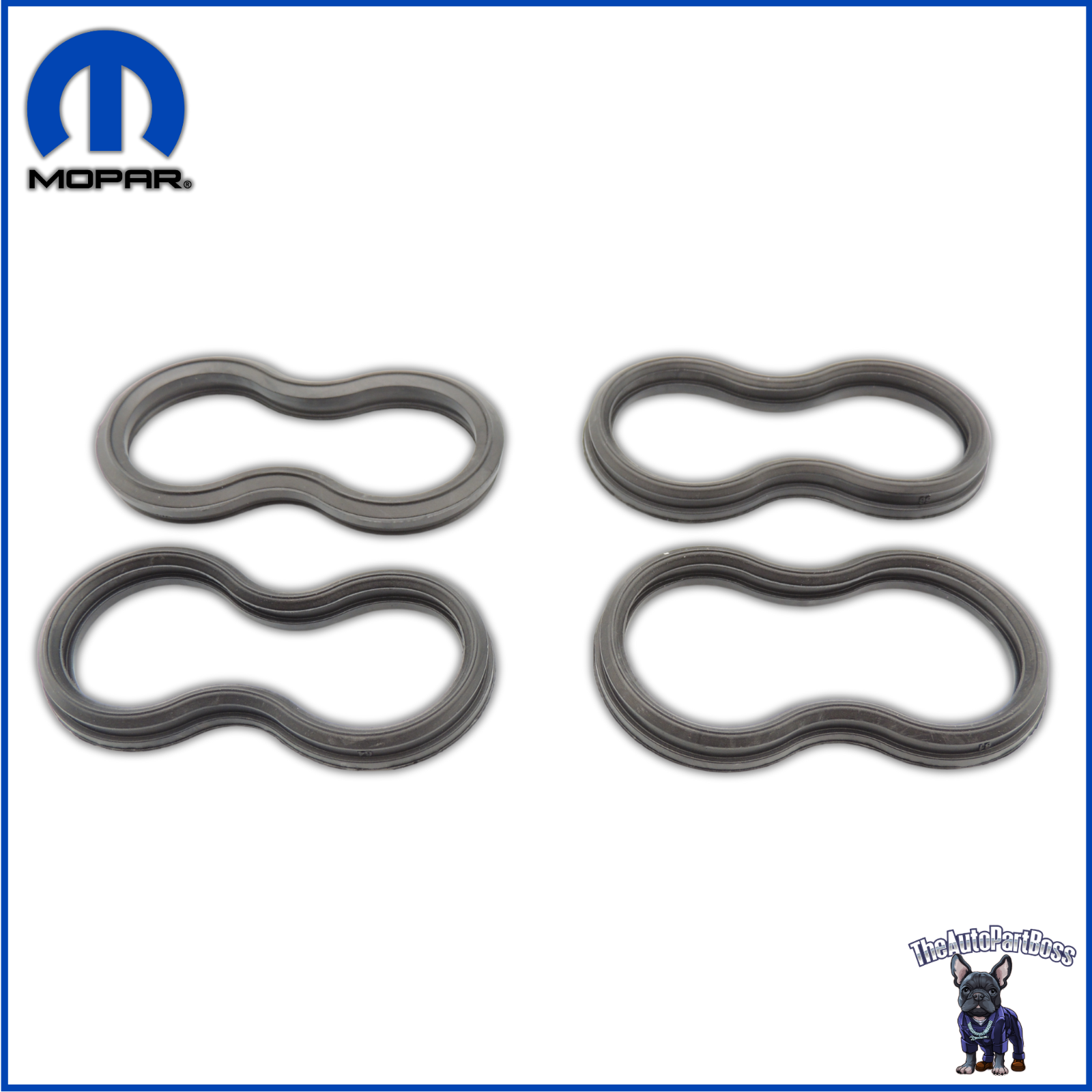 Mopar 4X Spark Plug Well Gasket OEM Mopar 53021569AD 4X-53021569AD