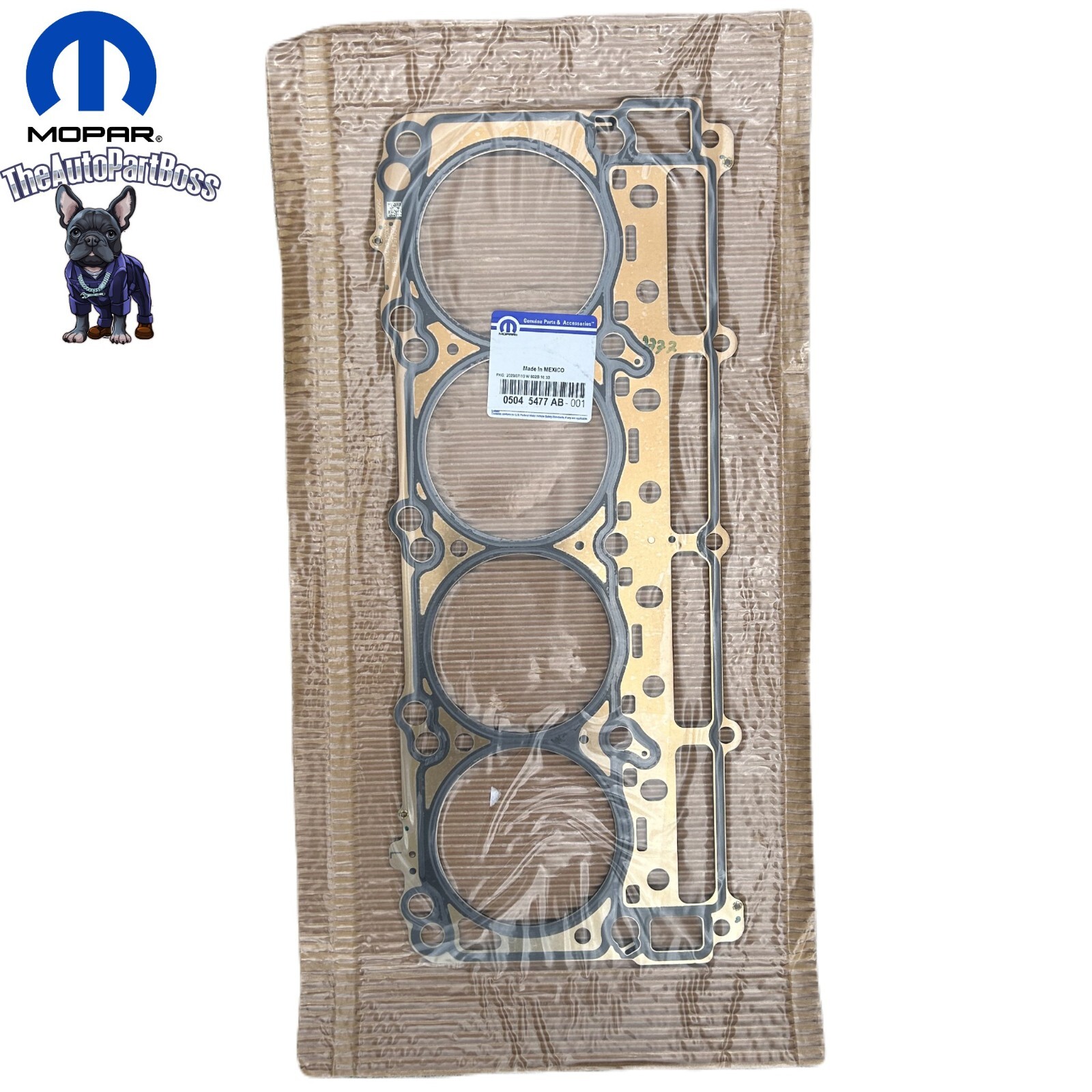 Mopar Chrysler Genuine 5045477AB Engine Cylinder Head Gasket 5045477AB