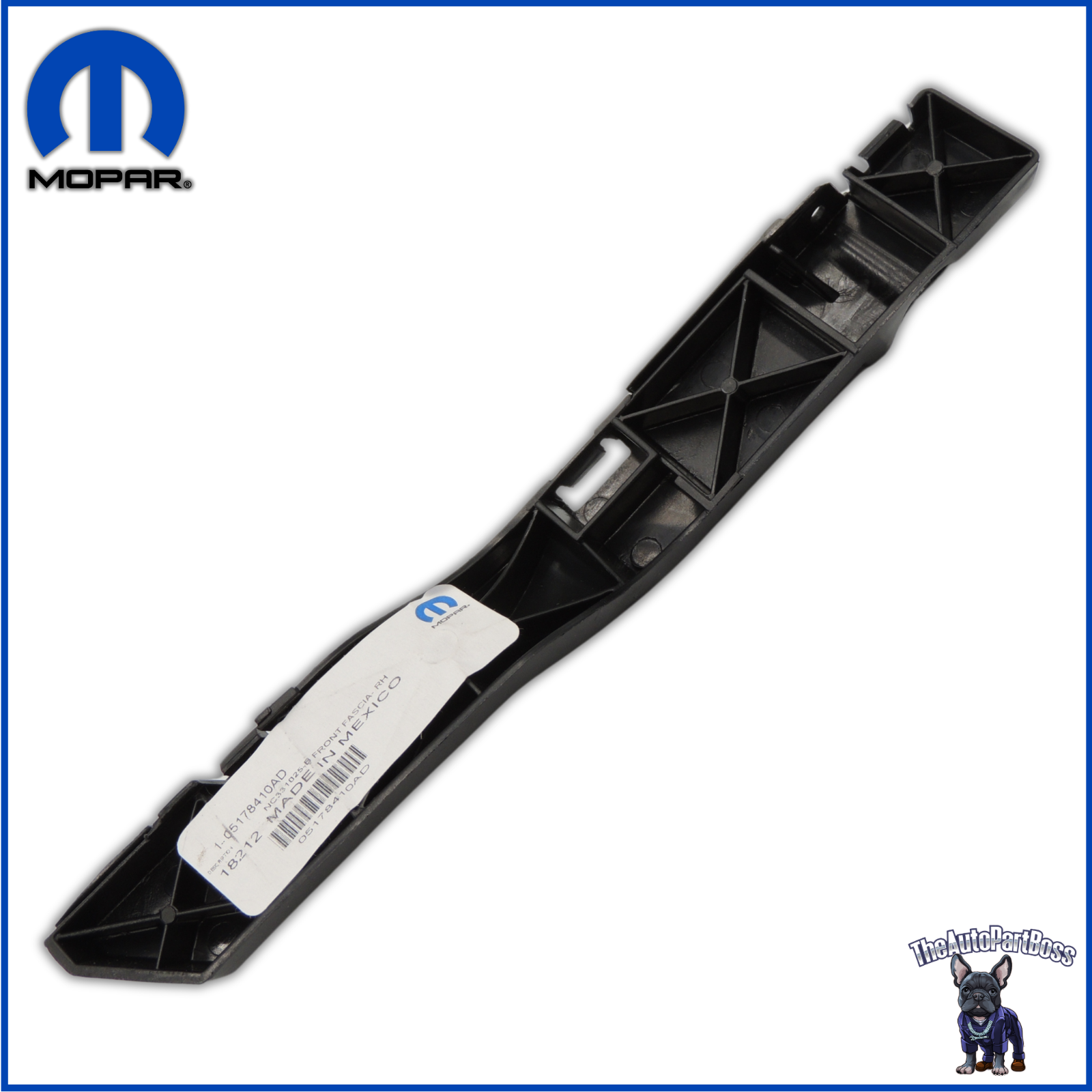 Mopar Fascia Support Bracket, Right OEM Mopar 5178410AD 5178410AD