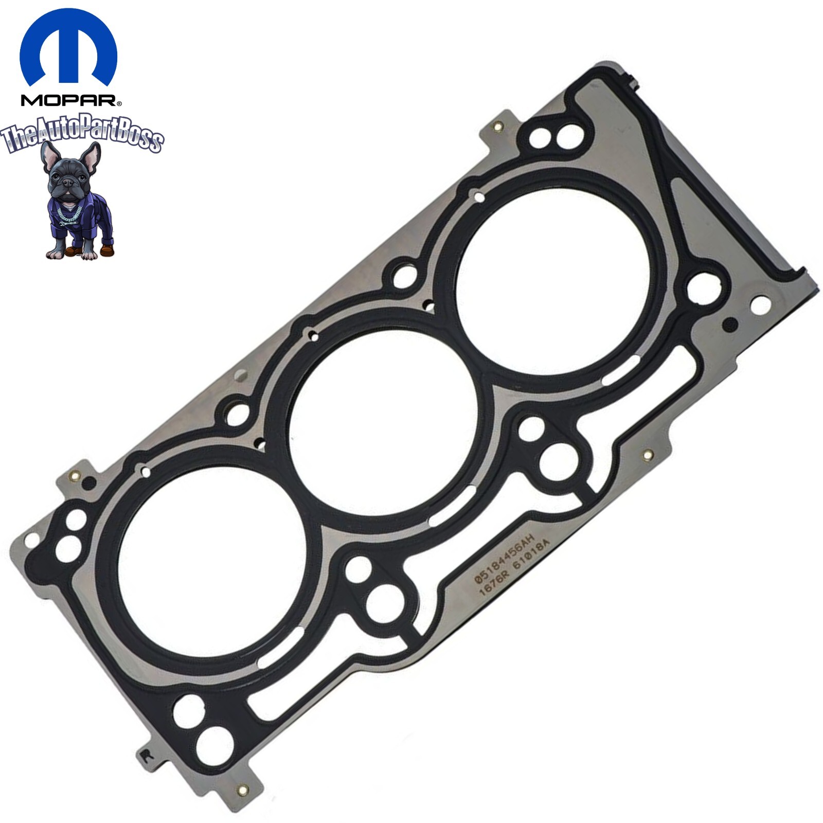 Mopar 11-24 3.6L Cylinder Head Gasket, Right Side Genuine Mopar 5184456AI 5184456AI
