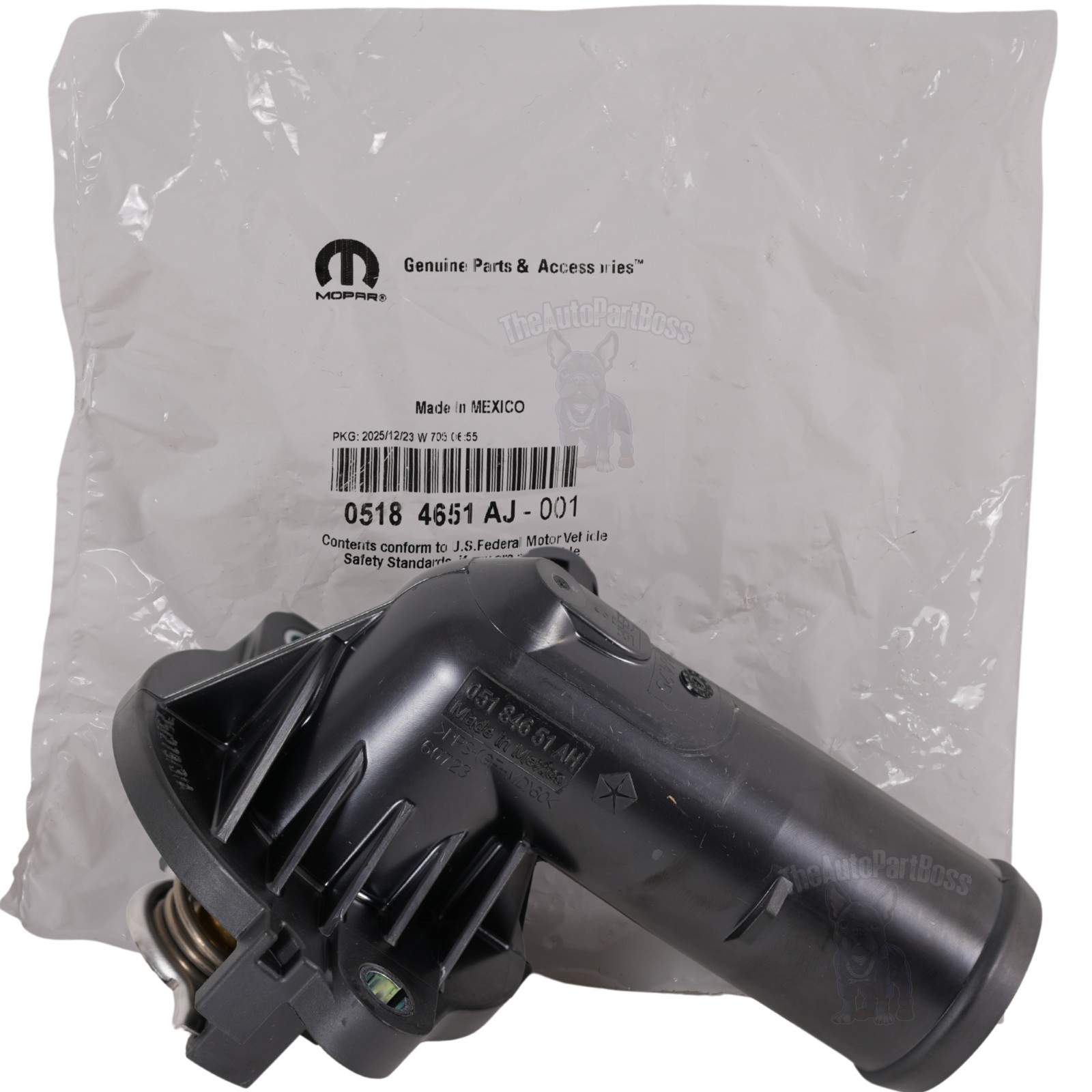 Mopar Thermostat Housing OEM Mopar 5184651AJ 5184651AH