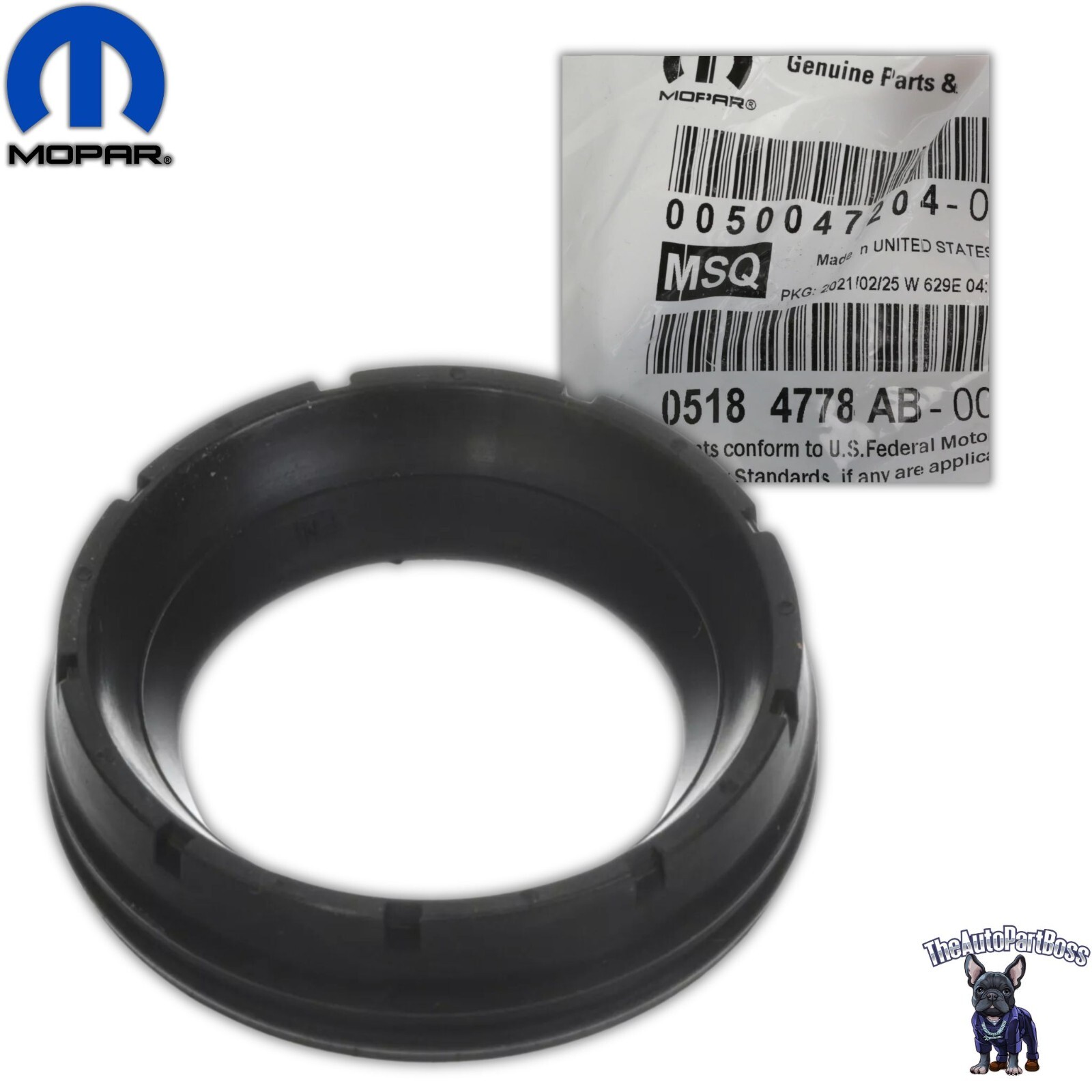 Mopar Spark Plug Well Gasket Cylinder Head Cover Mopar 5184778AB 5184778AB