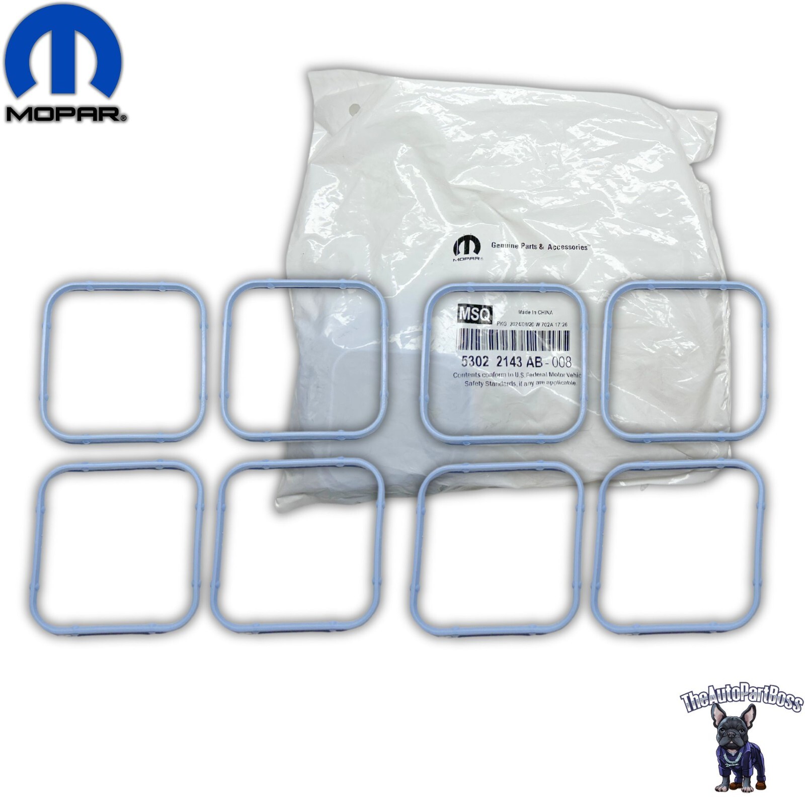 Mopar (8X) Intake Manifold Seal OEM Mopar 53022143AB 53022143AB