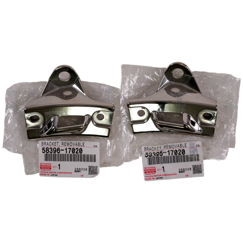 Toyota Removable Roof Bracket Right Left Toyota Genuine OEM 58395-17020 58396-17020 58395-17020-58396-17020