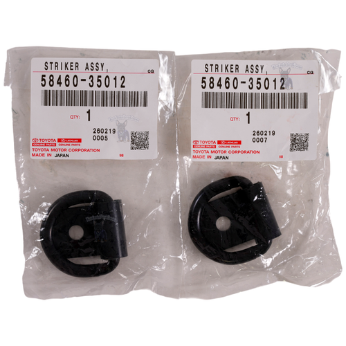 Lexus 2 PACK Lift-Gate Lock Striker Plate OEM Lexus 58460-35012 58460-35012-2x