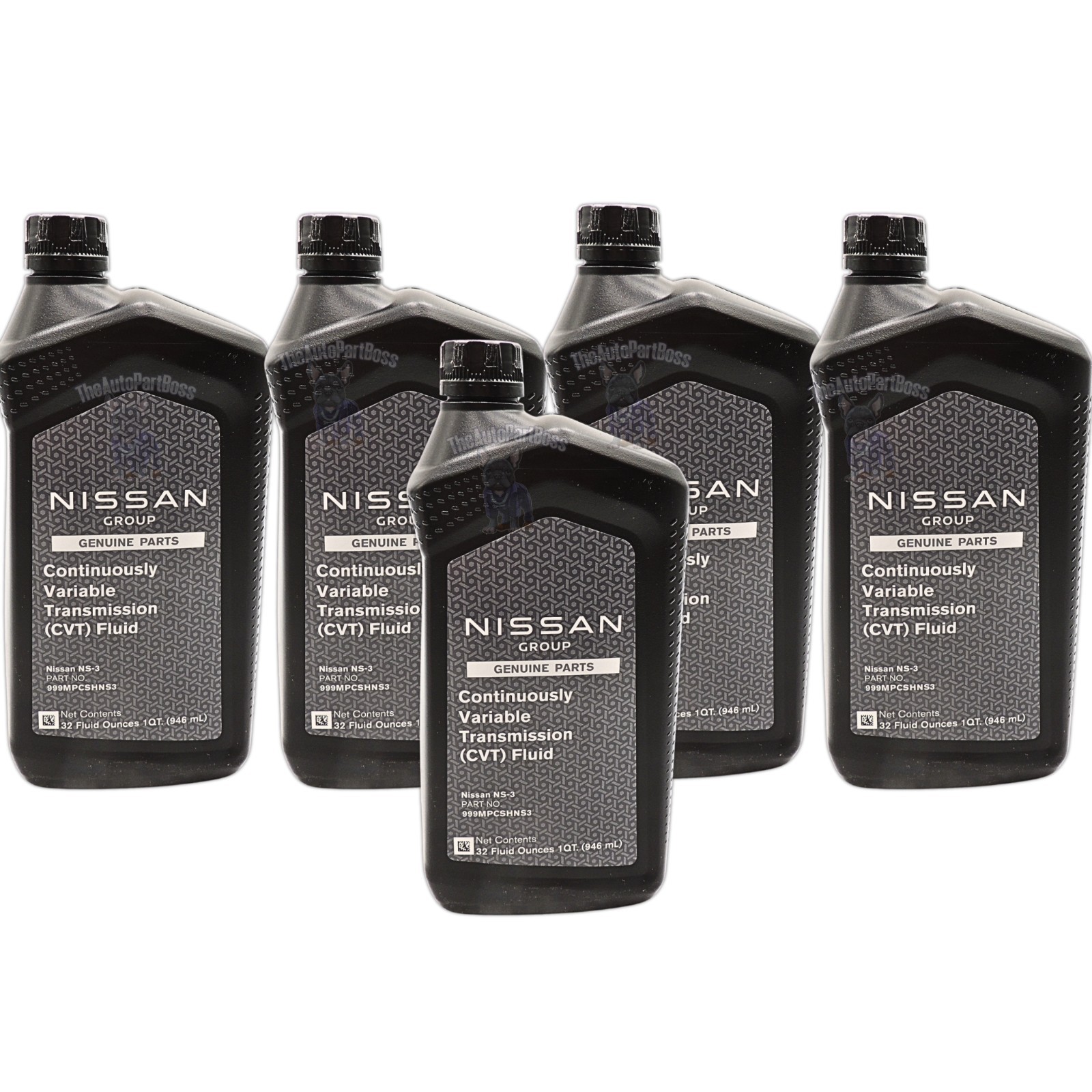 Nissan 5 PACK NS3 Cvt Fluid - Quart Genuine Nissan 999MP-CSHNS3 5PK-999MP-CSHNS3