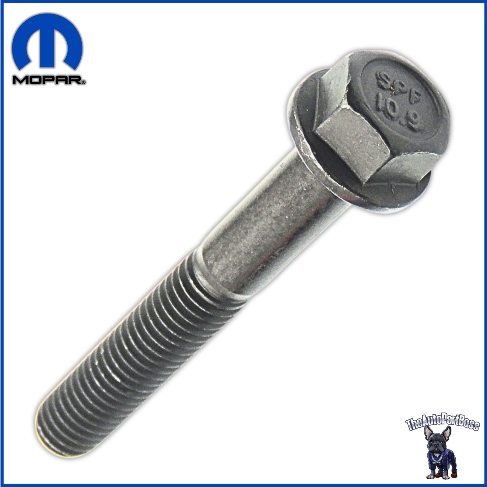 Mopar Hex Flange Head Bolt, Mounting OEM 6508984AA 6508984AA