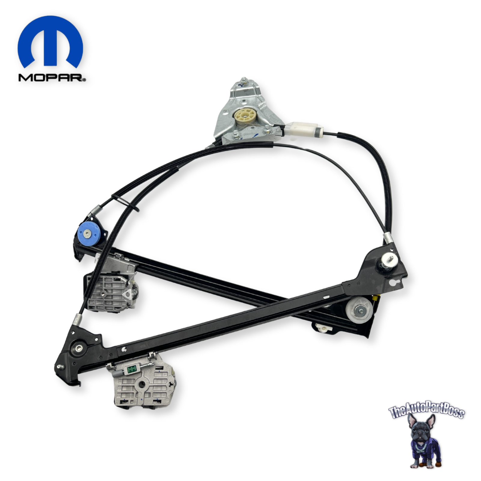Mopar Front Door Window Regulator, Left OEM Mopar 68043885AA 68043885AA
