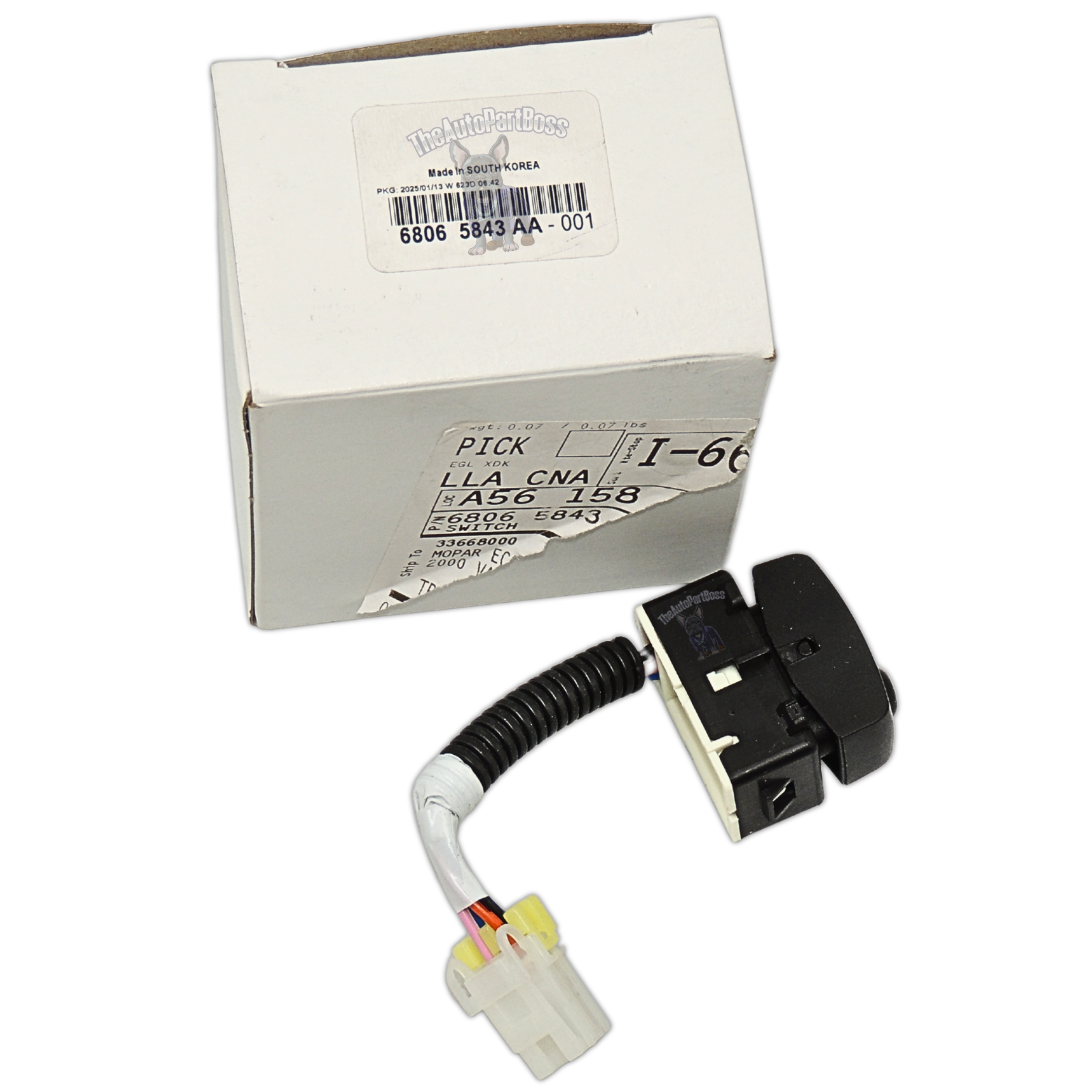 Mopar Lumbar Control Switch OEM Mopar 68065843AA 68065843AA