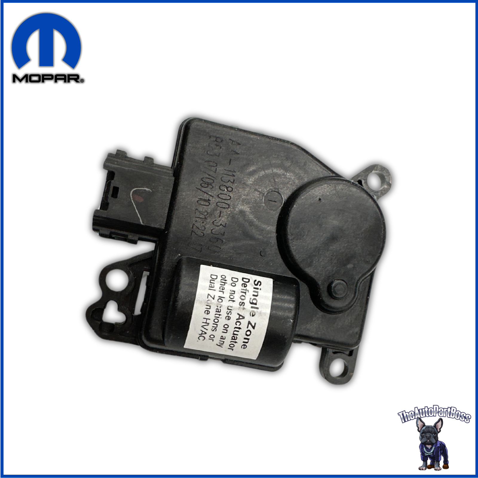Mopar AC And Heater Actuator 68079488AB 68079488AB