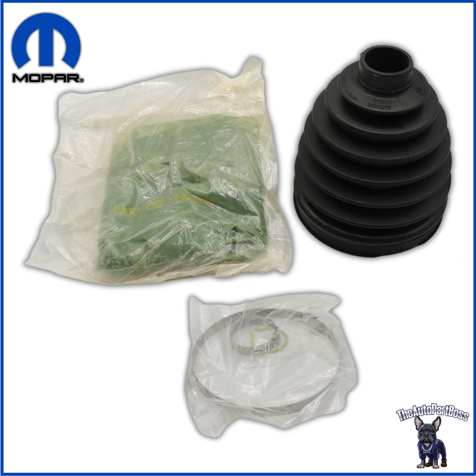 Mopar Half Shaft Boot Kit OEM Mopar 68090631AA 68090631AA
