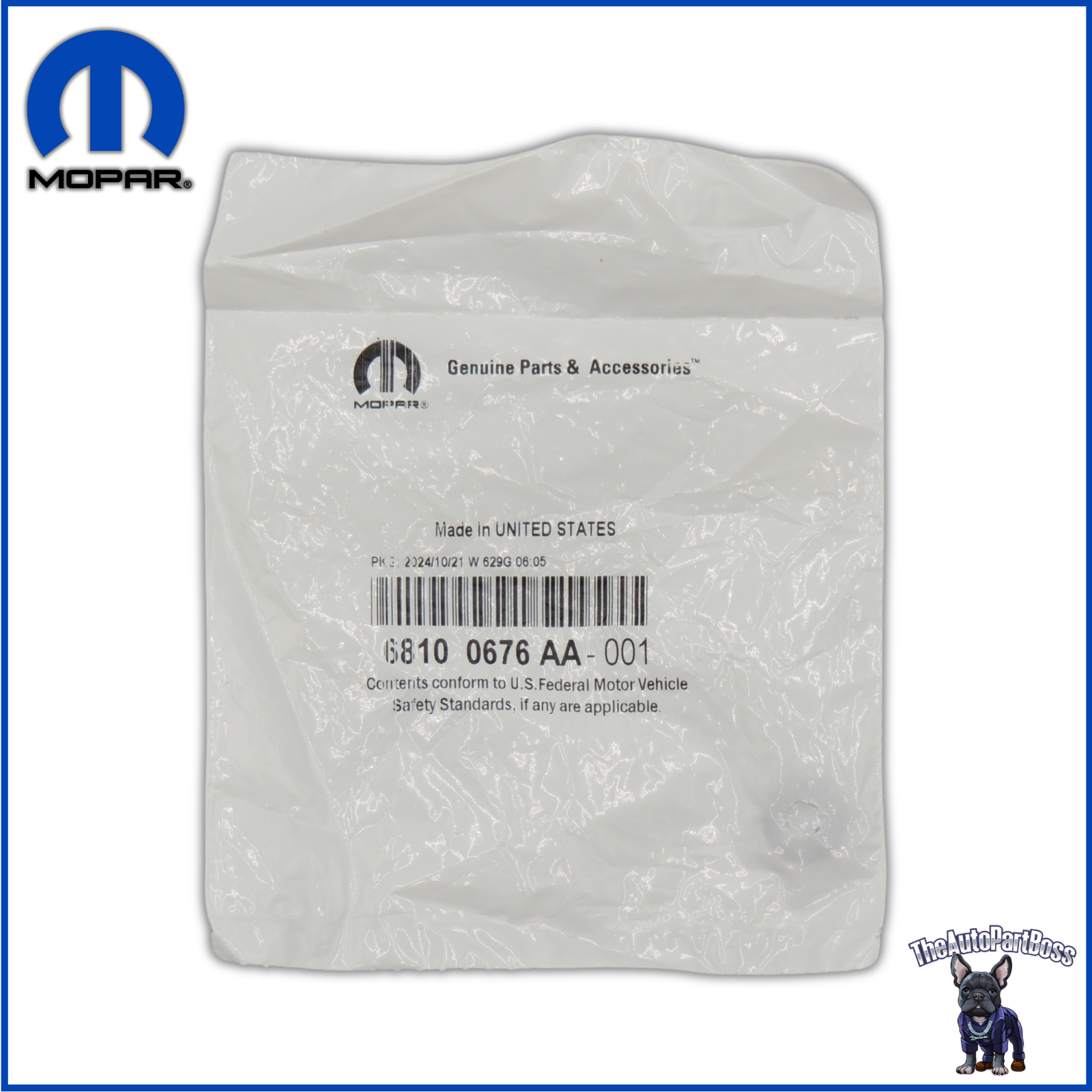 Mopar Slim Line Seal OEM Mopar 68100676AA 68100676AA