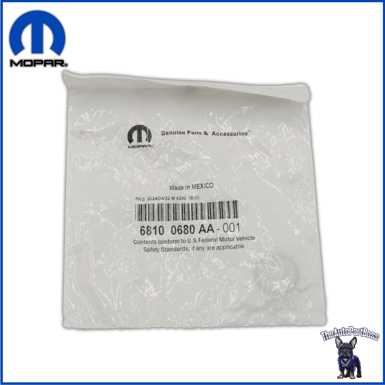 Mopar Slim Line Seal OEM Mopar 68100680AA 68100680AA