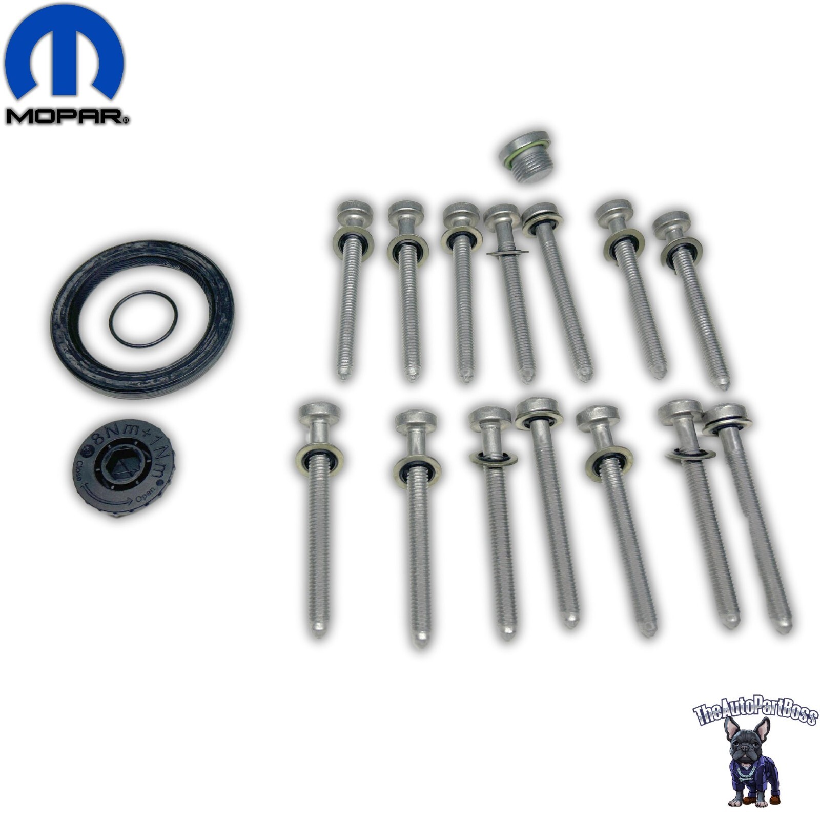 Mopar Transmission Oil Pump Seal Kit OEM Mopar 68144277AA 68144277AA