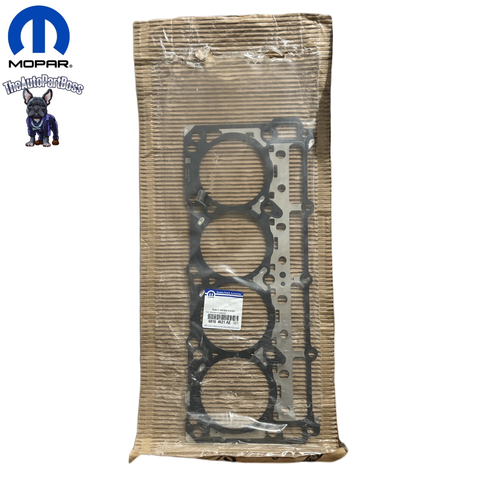 Mopar 6.2L Cylinder Head Gasket, Right Side OEM Mopar 68164621AE 68164621AE