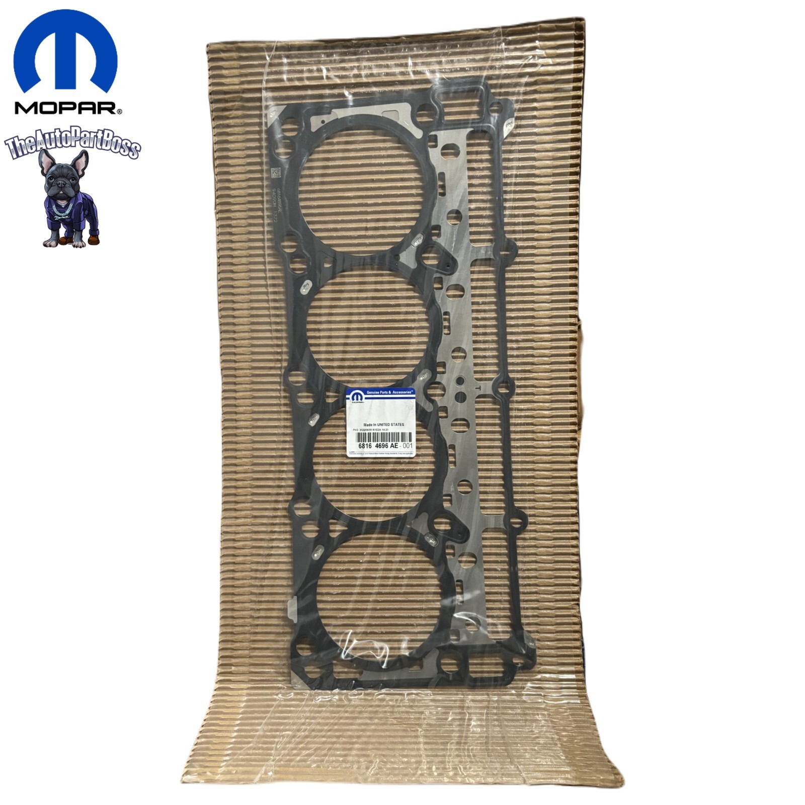 Mopar Cylinder Head Gasket, Left Side 68164696AE