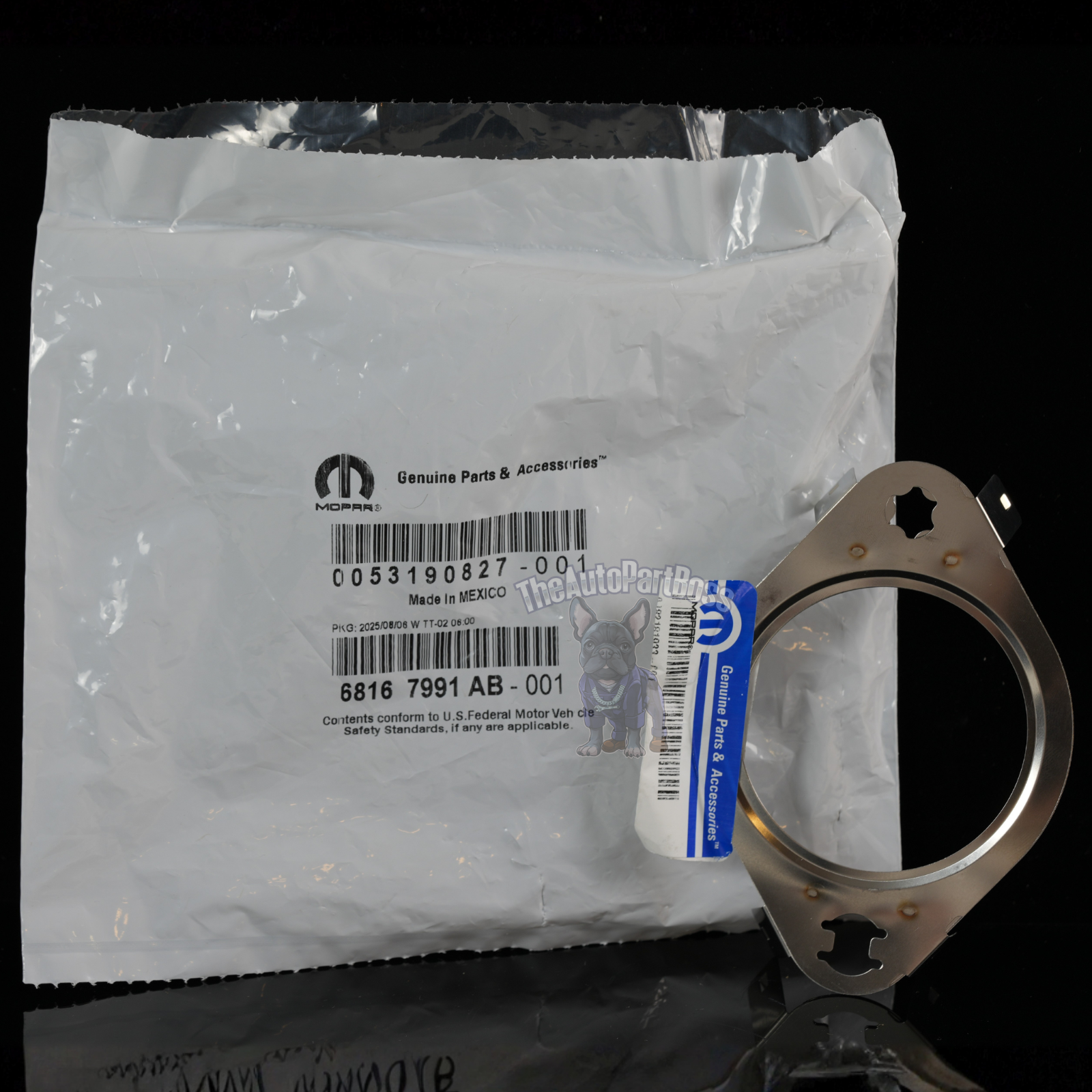 Mopar Exhaust Pipe Gasket Genuine Mopar 68167991AB 68167991ab