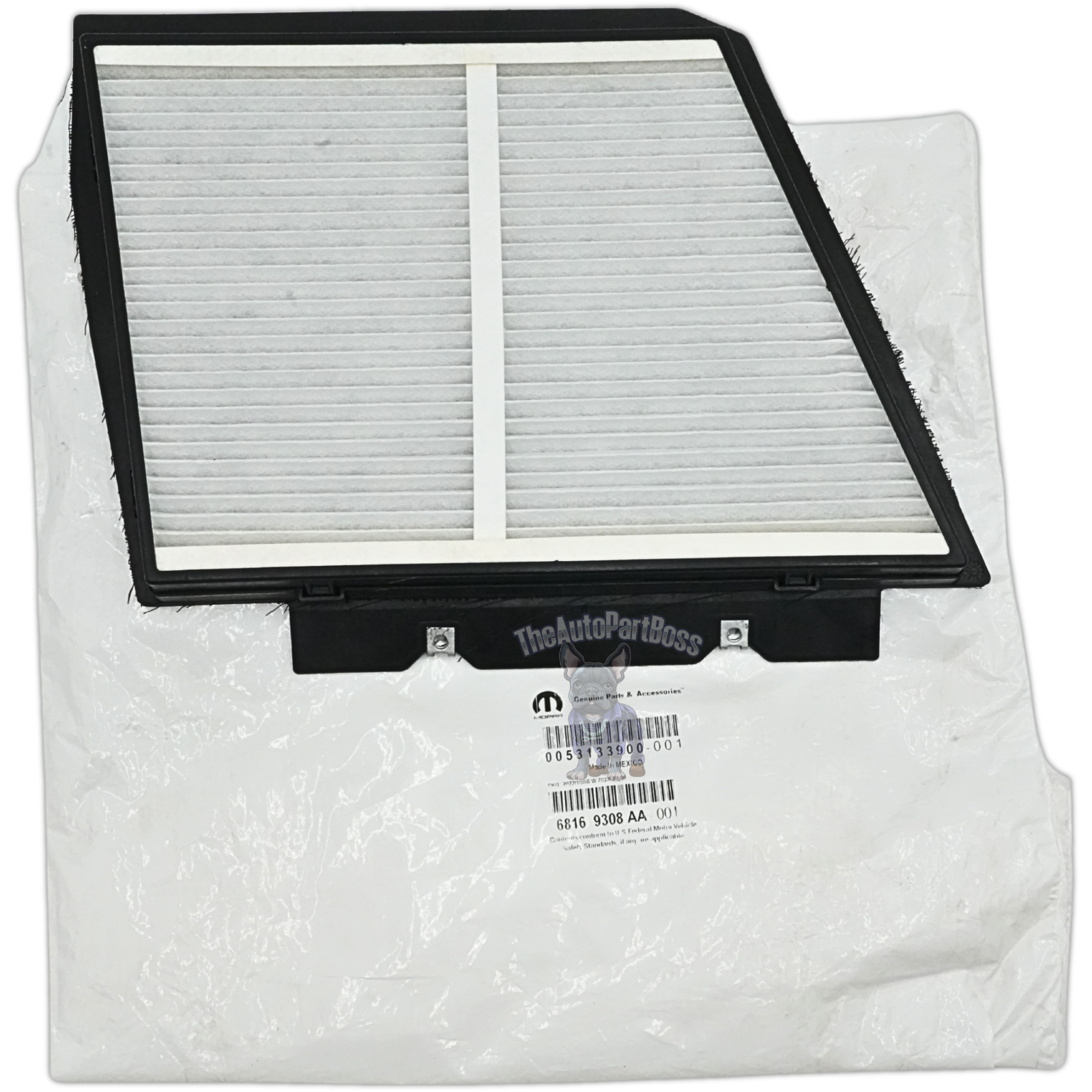 Mopar Cabin Air Filter Genuine Mopar 68169308AA 68169308AA