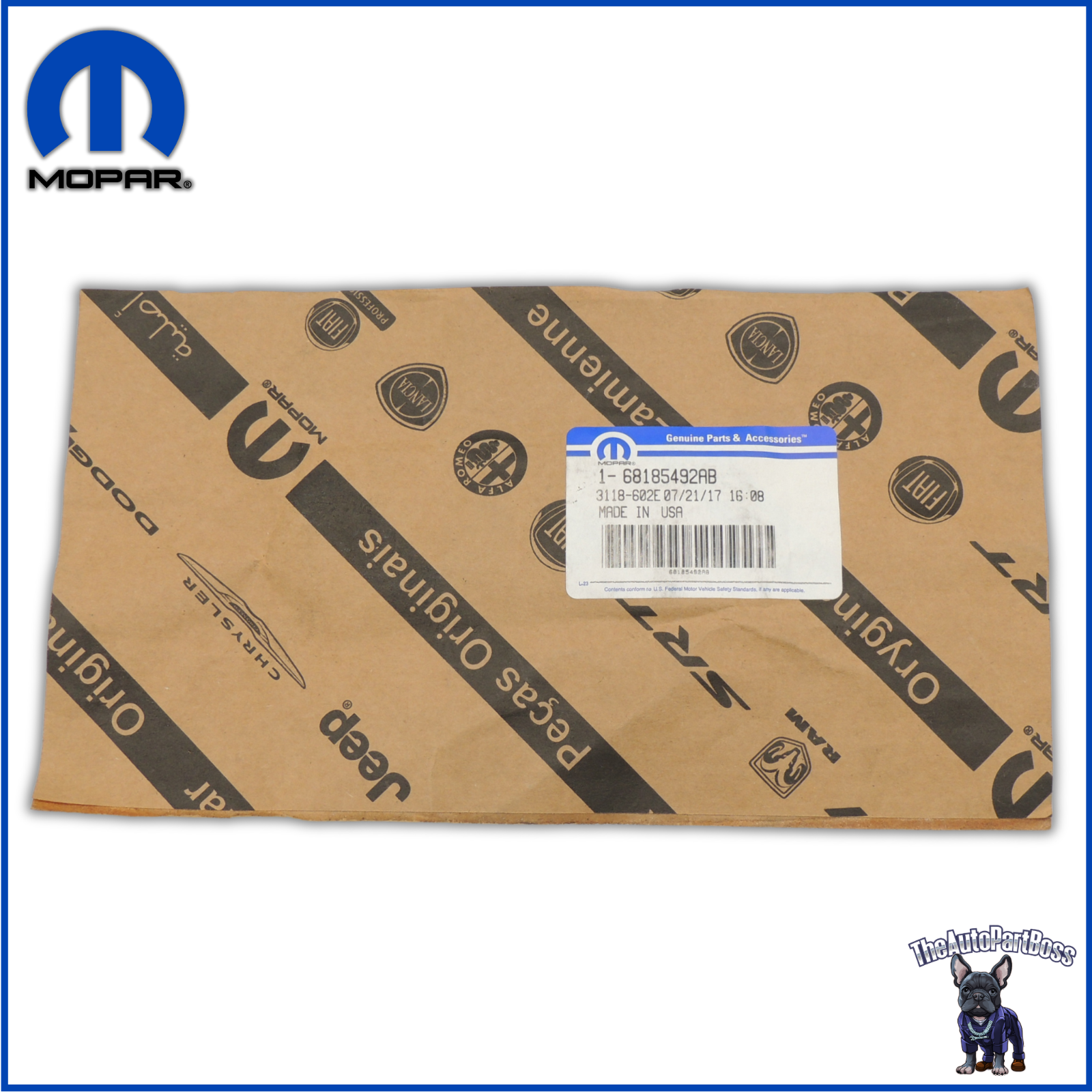 Mopar Grille Nameplate OEM Mopar 68185492AB 68185492AB