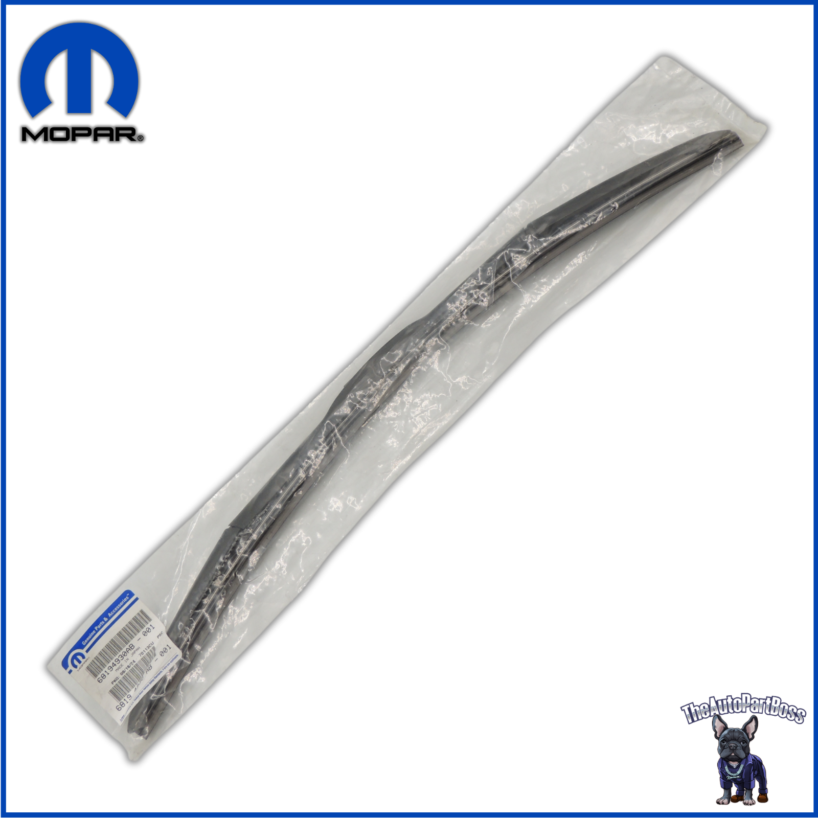 Mopar Front Wiper Blade, Right OEM Mopar 68194930AB 68194930AB