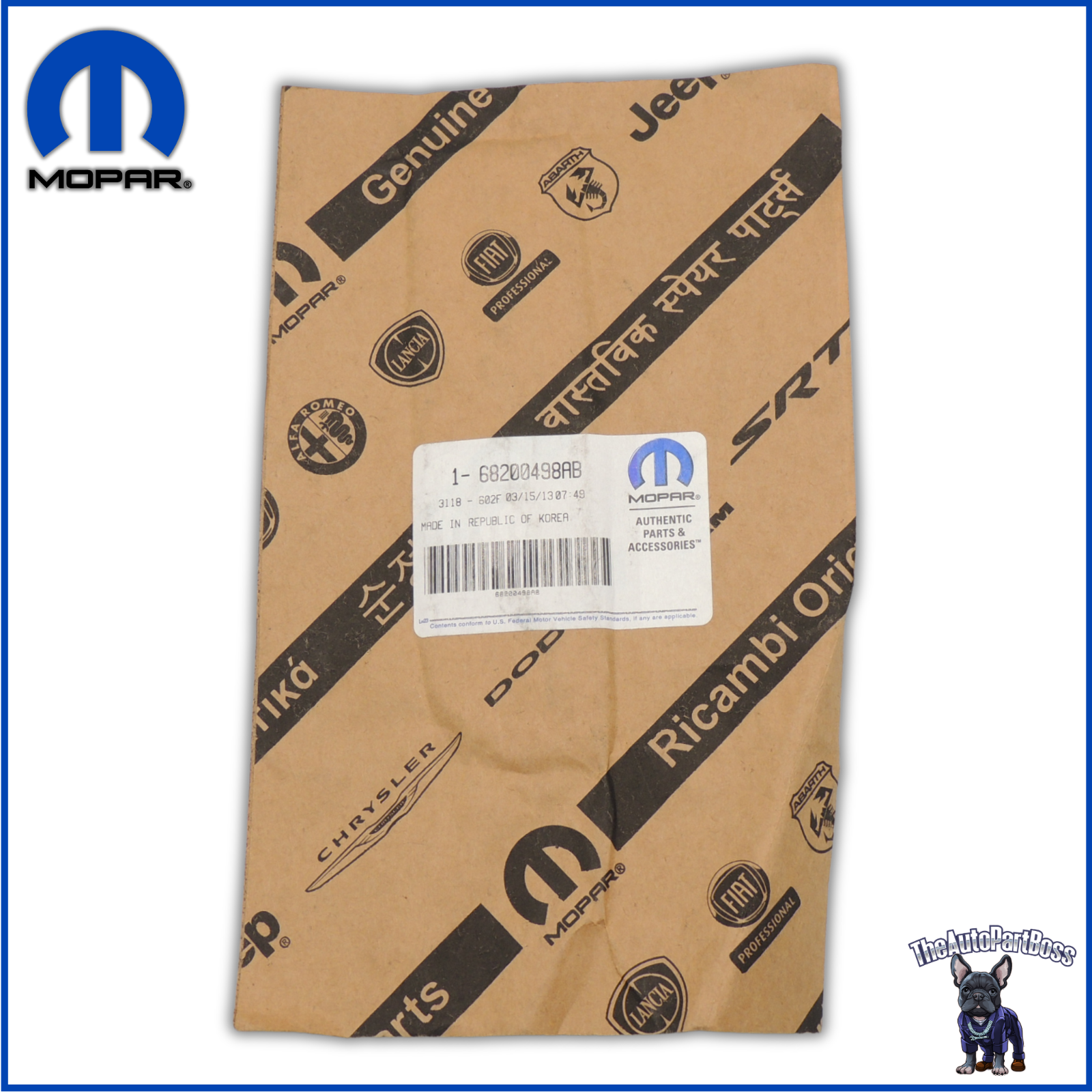 Mopar Srt Nameplate OEM Mopar 68200498AB 68200498AB