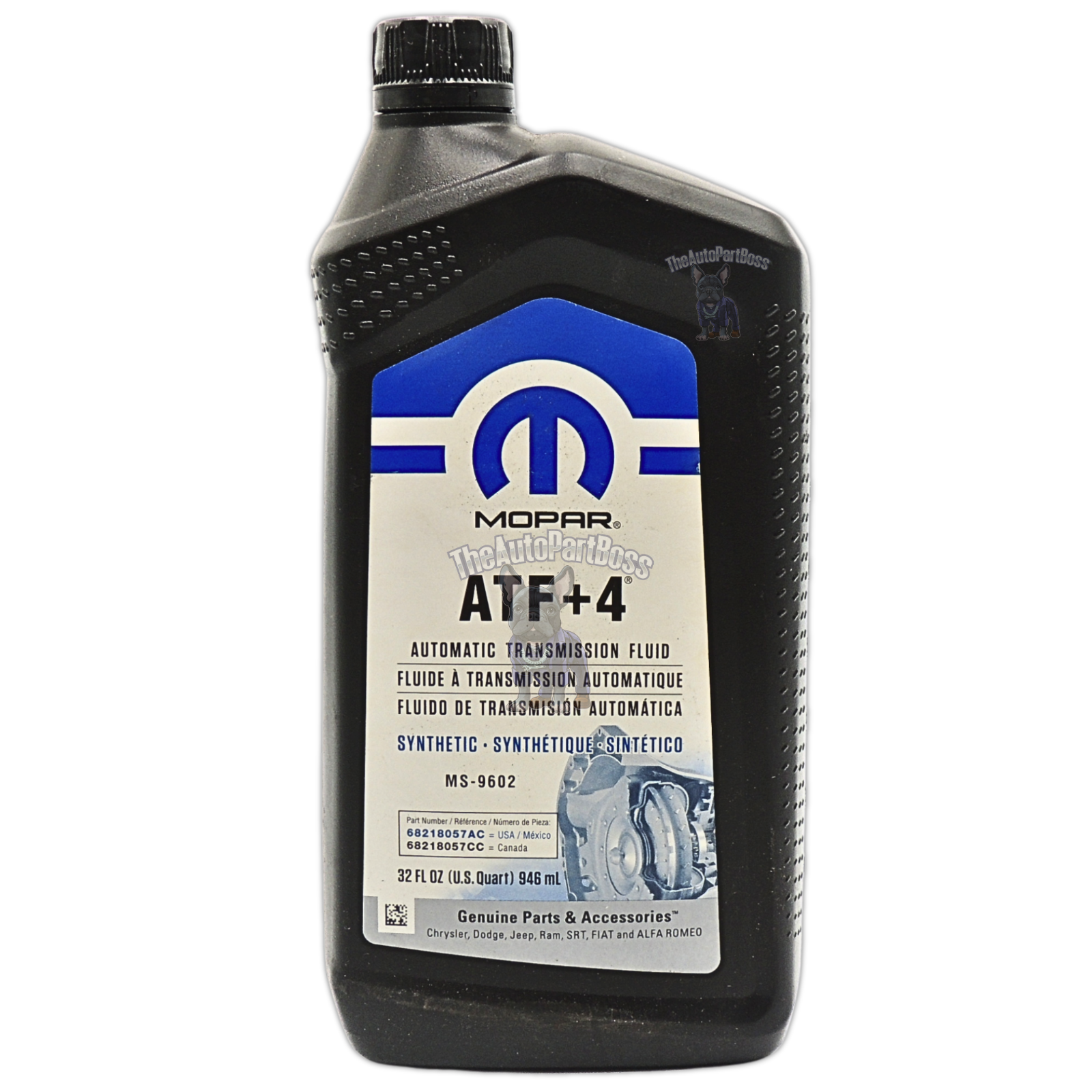 Mopar Automatic Transmission Atf 4 Fluid Genuine Mopar 68218057AC 68218057AC