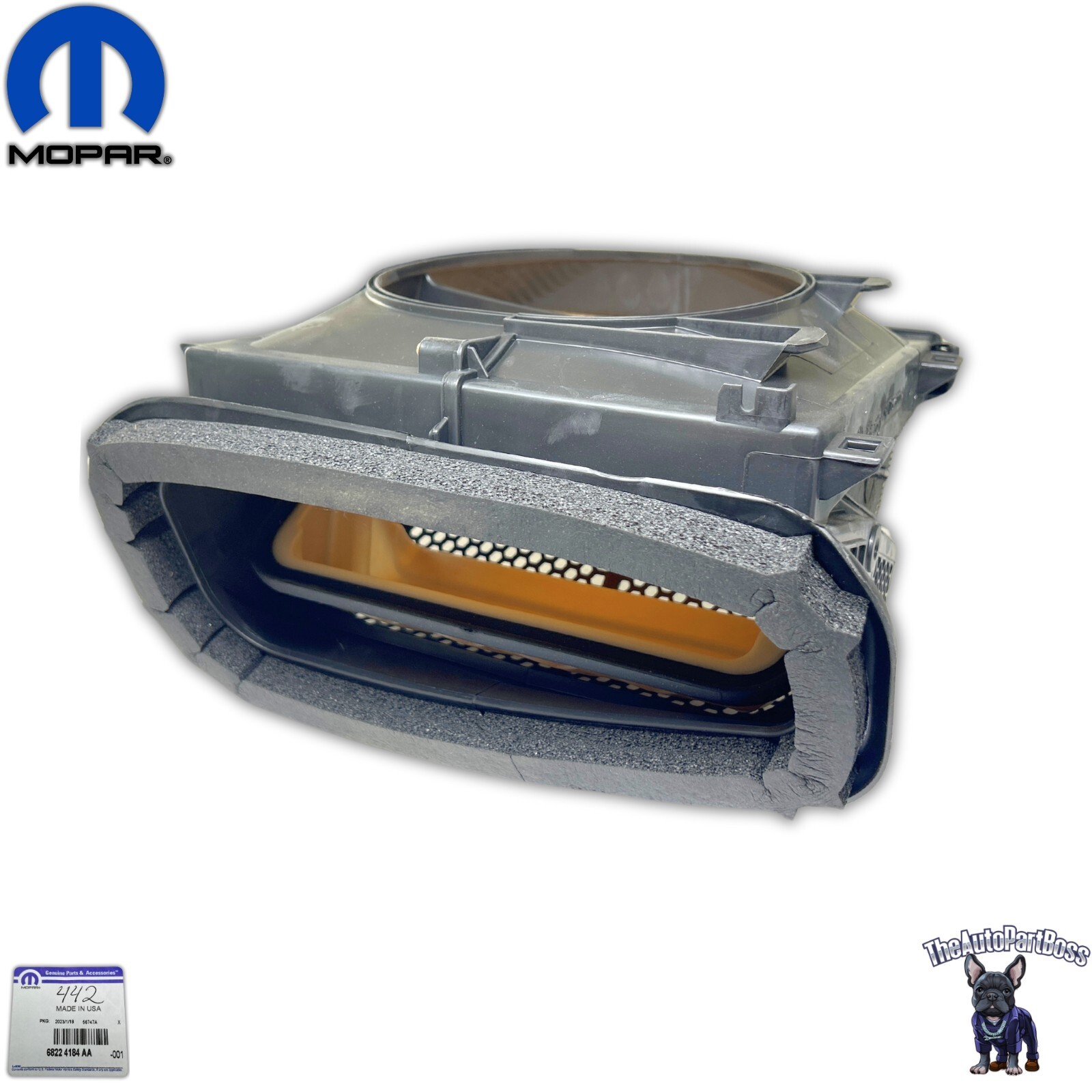 Mopar 14-25 Durango Grand Cherokee Air Inlet Housing OEM Mopar 68224184AA 68224184AA