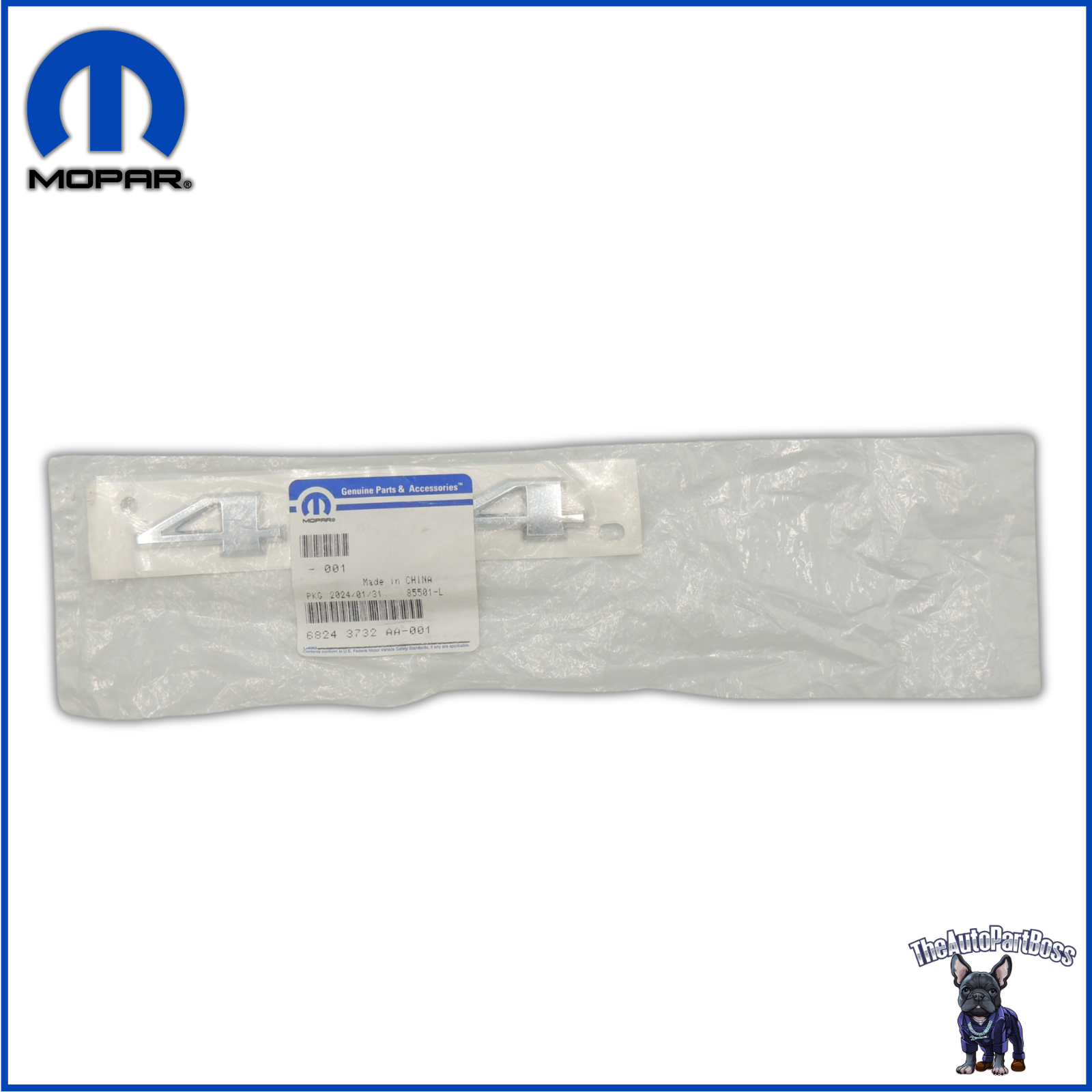 Mopar Lift-Gate Nameplate OEM Mopar 68243732AA 68243732AA