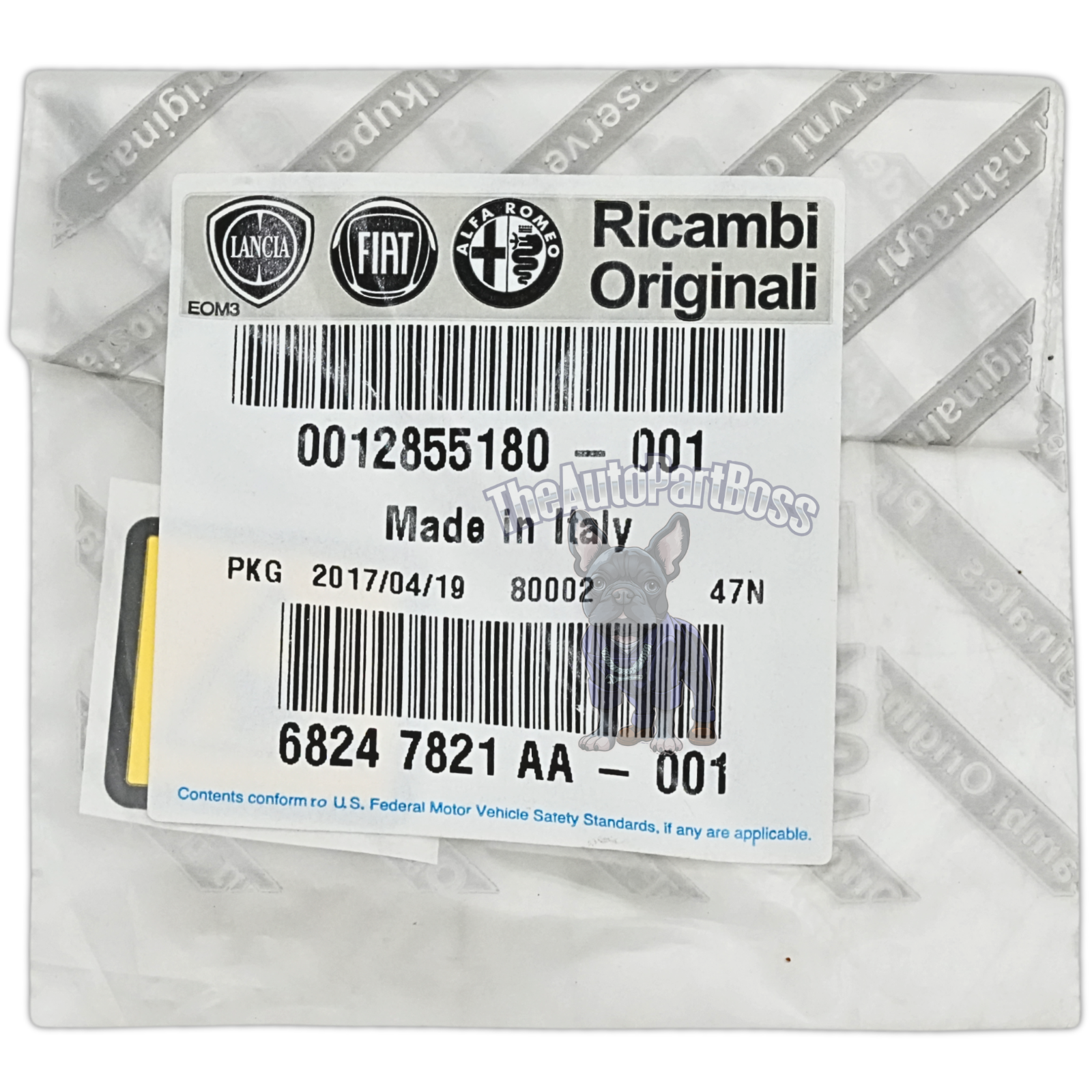 Mopar Fan Caution Label Genuine Mopar 68247821AA 68247821AA