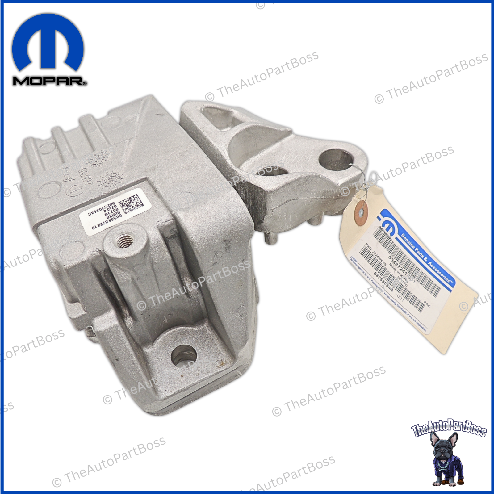 Mopar 17-22 Jeep Compass Transmission Mount Isolator OEM Mopar 68253034AC 68253034AC