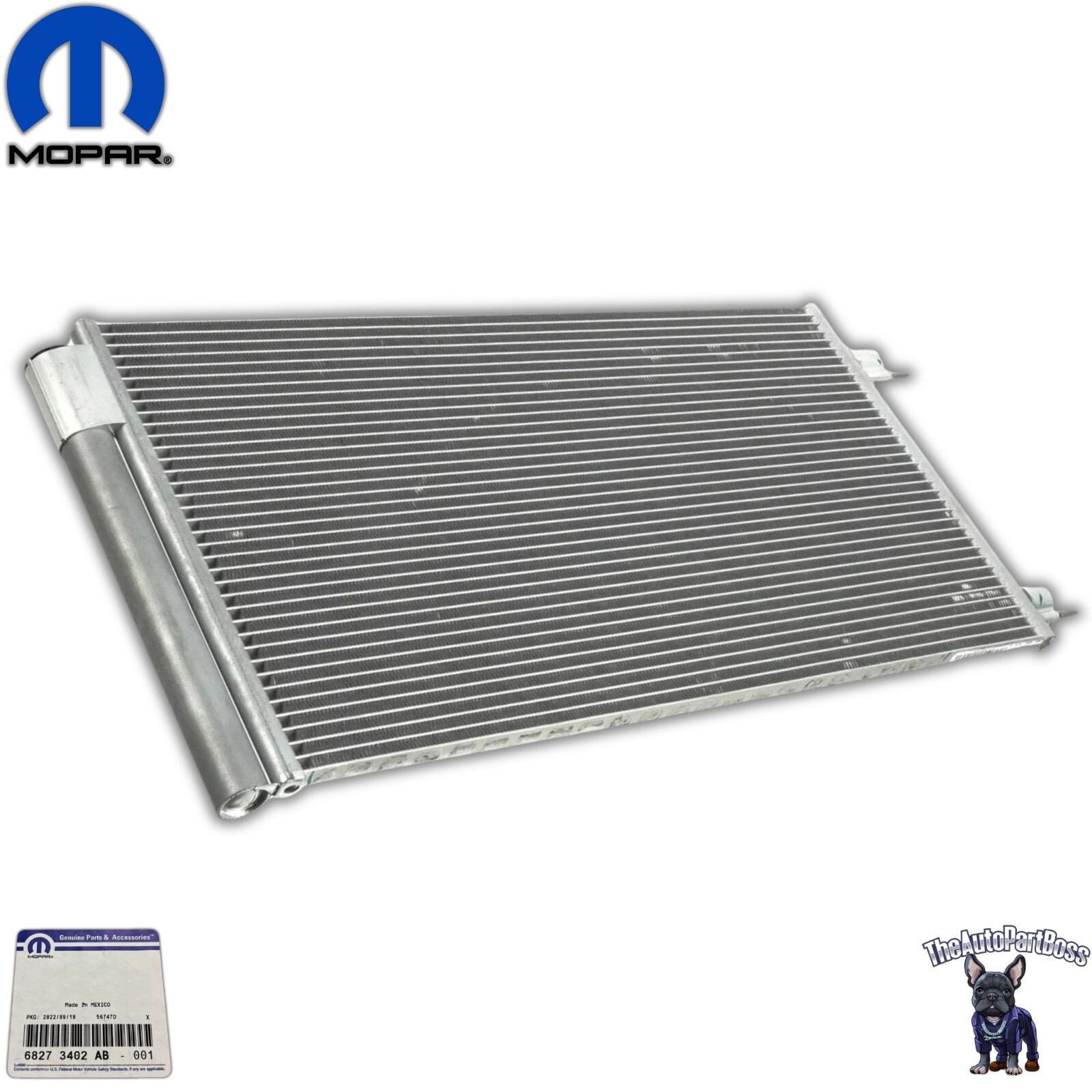 Mopar Air Conditioning Condenser 68273402AB 68273402AB