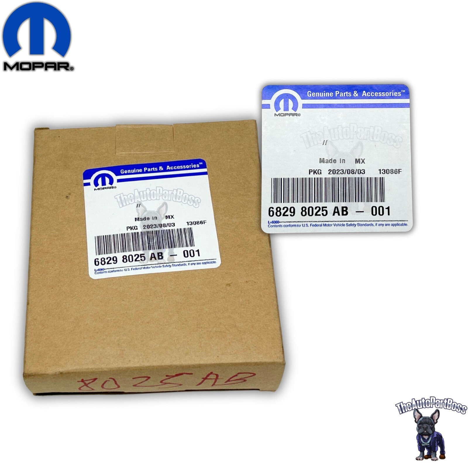 Mopar V6 Complete Engine Piston Ring Set OEM Mopar 68298025AB 68298025AB