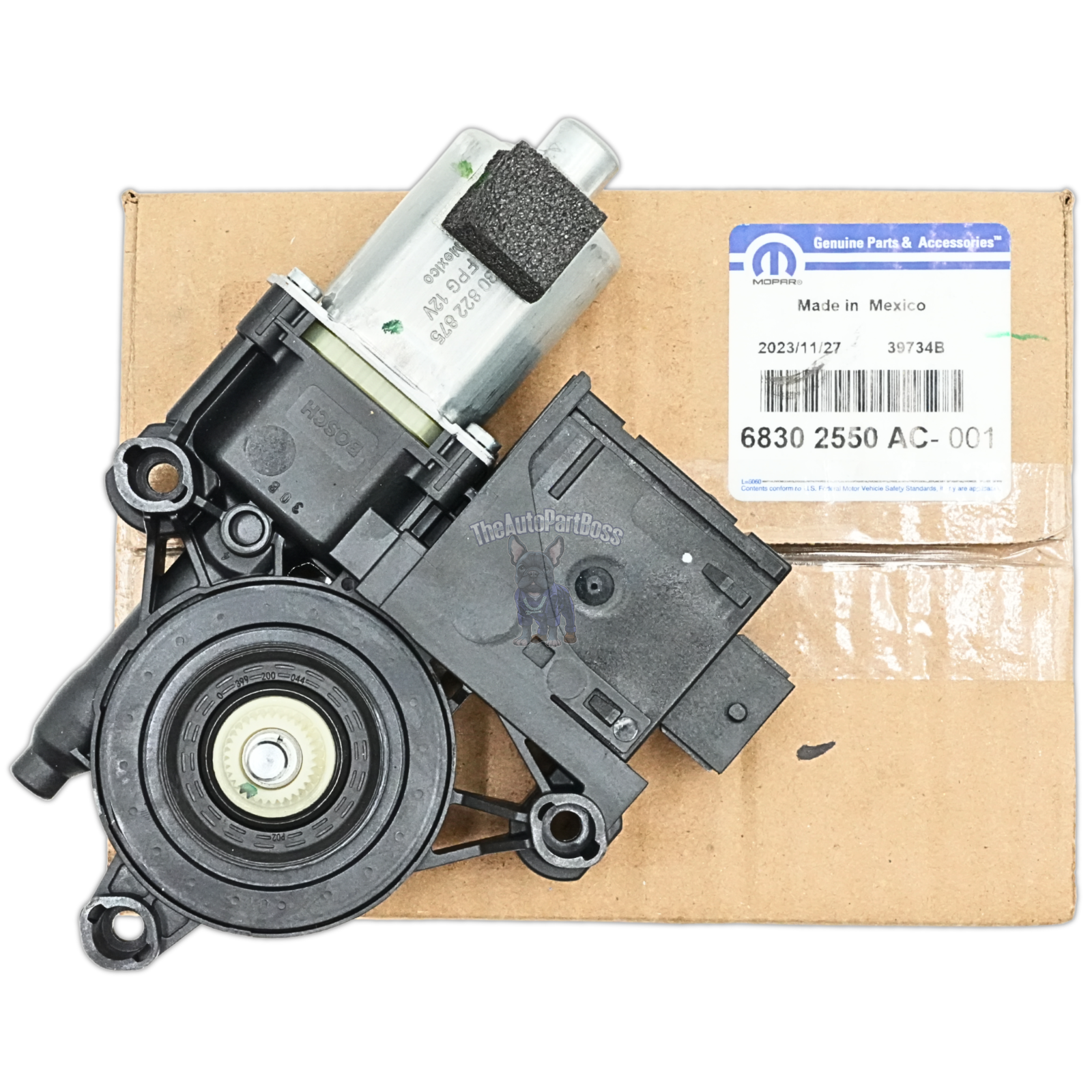 Mopar Window Regulator Motor Right Genuine Mopar 68302550AC 68302550AC