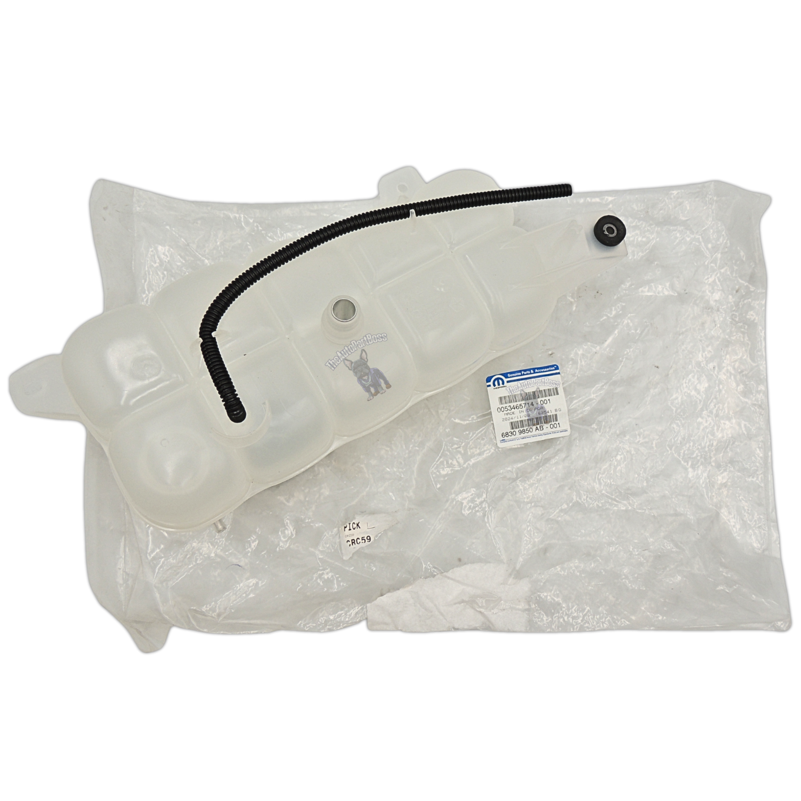 Mopar Coolant Recovery Bottle OEM Mopar 68309850AB 68309850AB