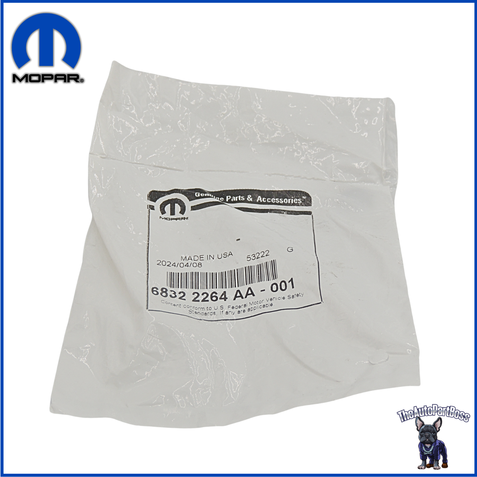 Mopar Slim Line Seal OEM Mopar 68322264AA 68322264AA
