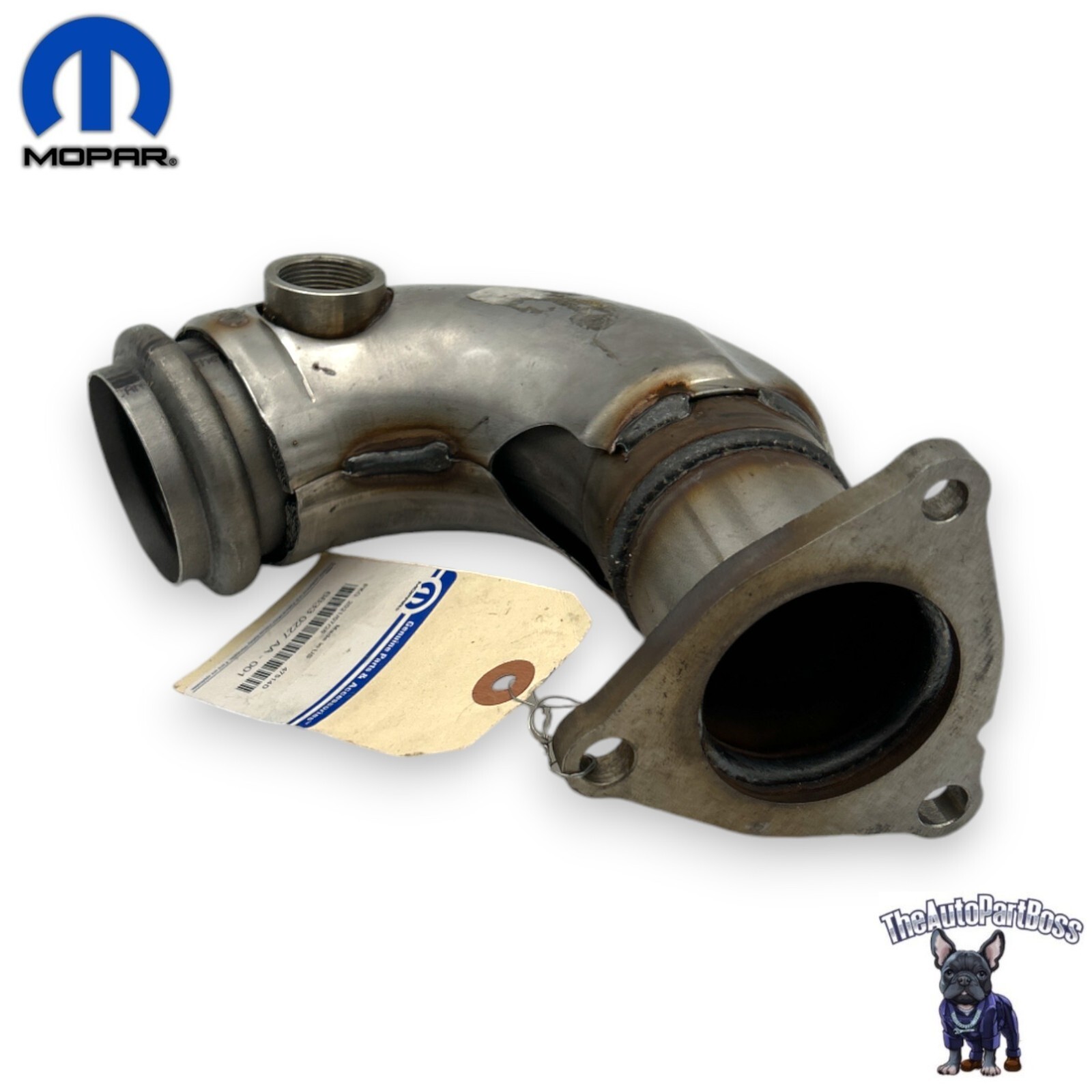 Mopar 14-19 RAM 1500 Exhaust Front Pipe Genuine Mopar 68330227AA 68330227AA